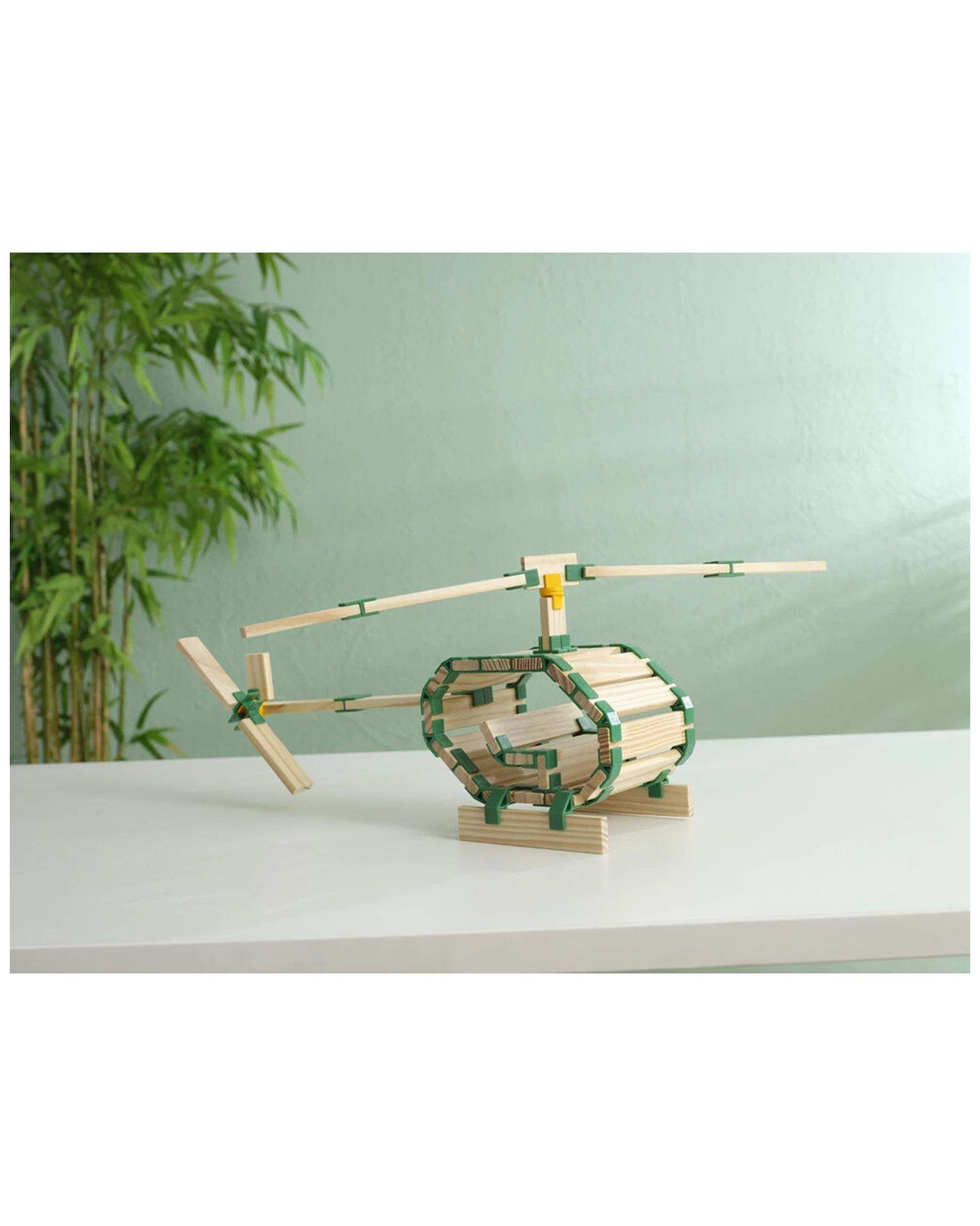 2 EDUCO Join Clips Building Planks 1000Pc Wooden Educational Toy 3 Years - Brown, 2 of 9