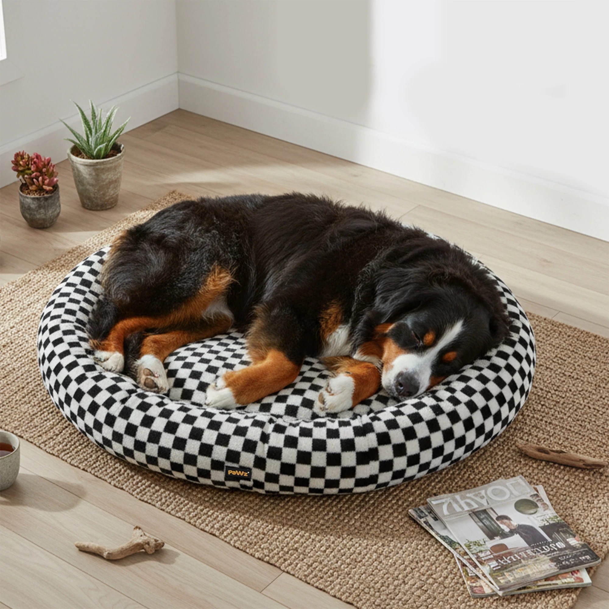 7 Pawz Circular Plush Pet Bed XXXL, 7 of 9