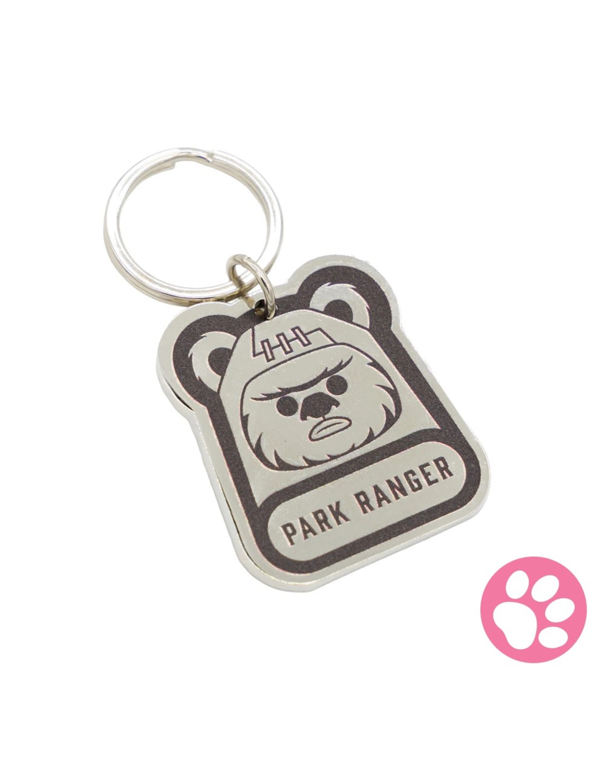 1 Star Wars - Ewok Park Ranger Pet ID Tag - Silver, 1 of 1