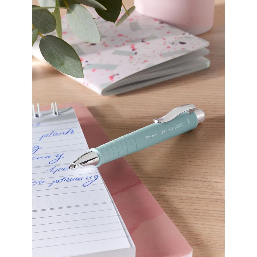 3 Faber Castell Polyball Ballpoint Pen Blue, 3 of 4