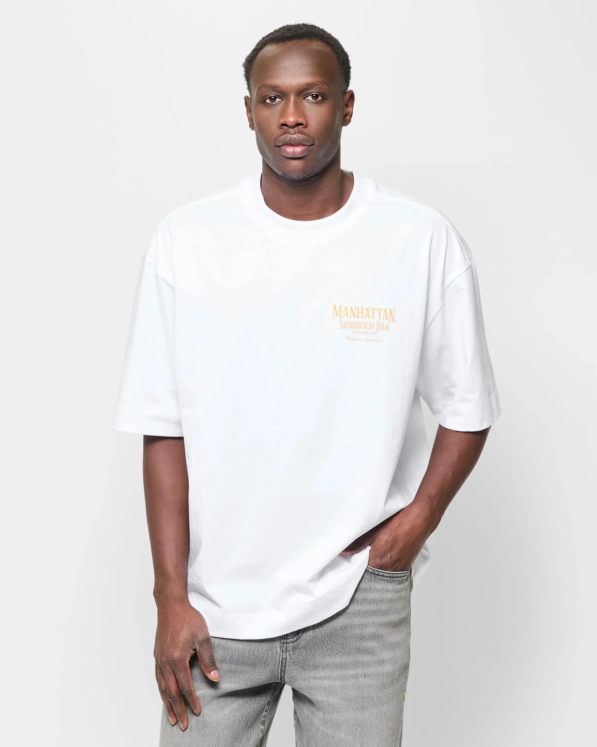 1 Commons Australian Cotton Graphic T-Shirt SANDWICH WHITE, 1 of 5