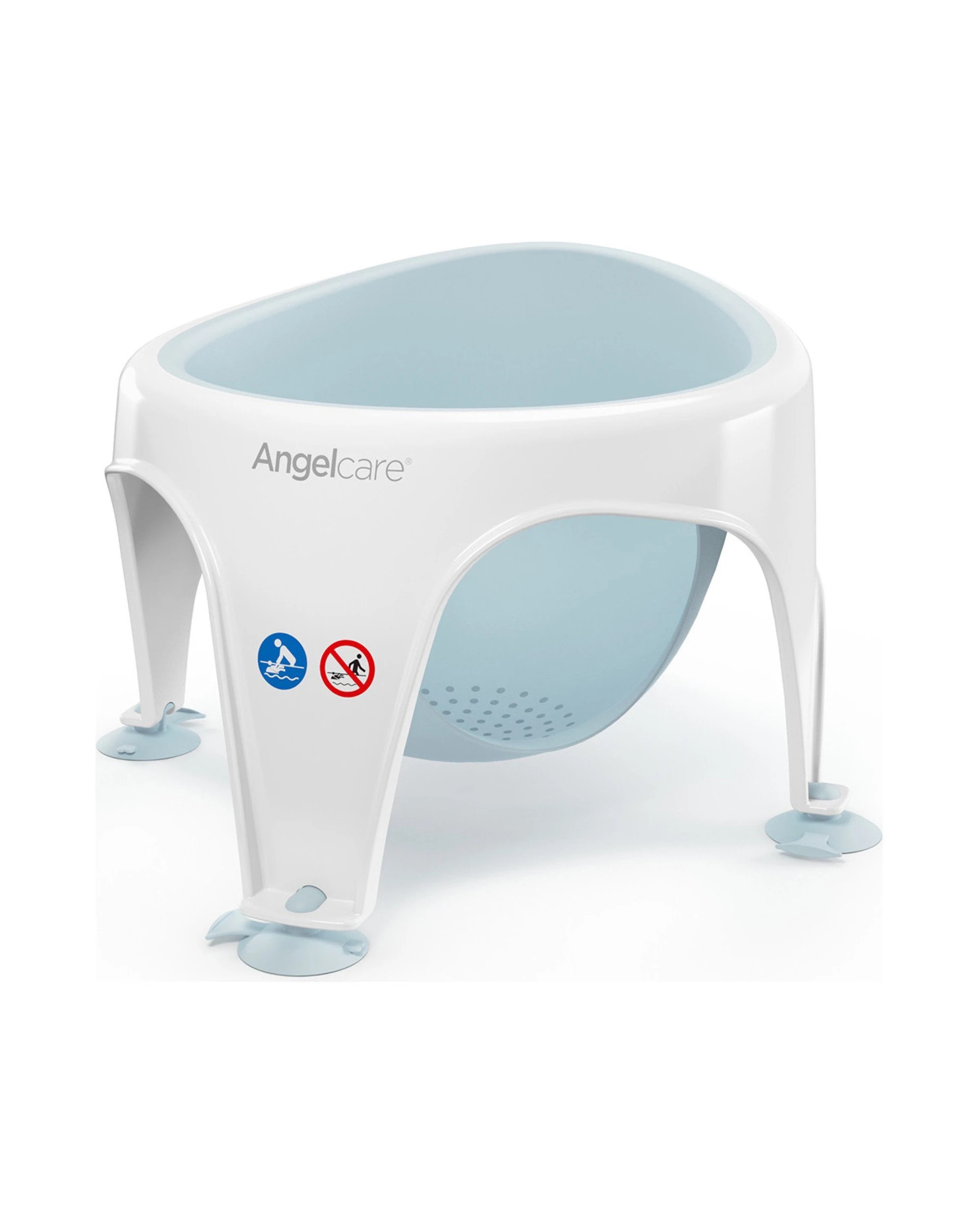 1 Angelcare Ac586 Baby Bath Soft Touch Ring Seat - Light Aqua, 1 of 3