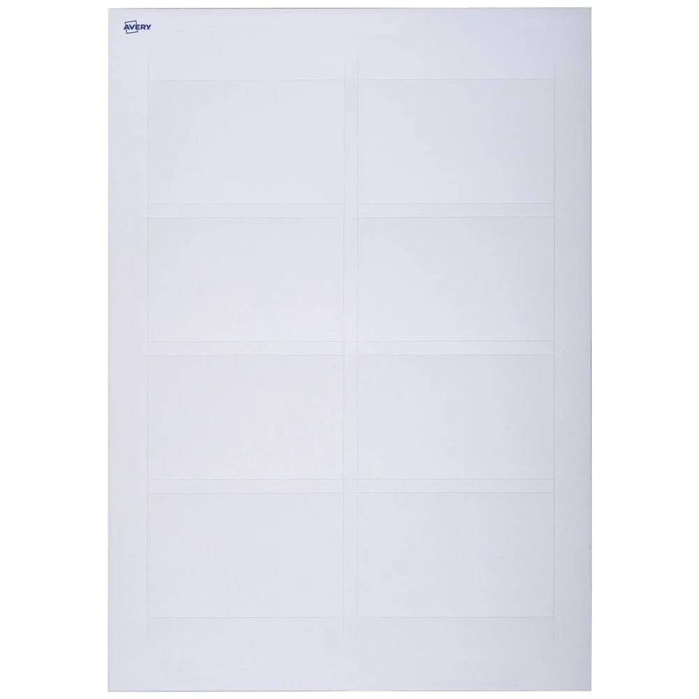 3 Avery Place Cards 85 x 54mm 40 Pack, 3 of 6