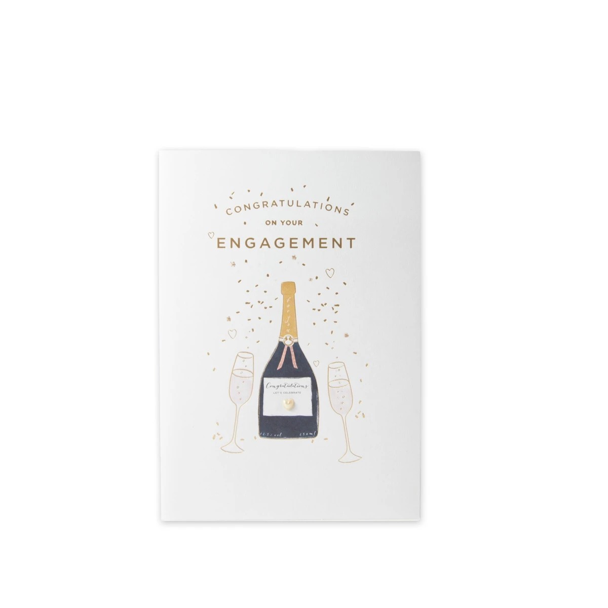 3 Connections from Hallmark Engagement Card - Champagne Glasses, 3 of 3
