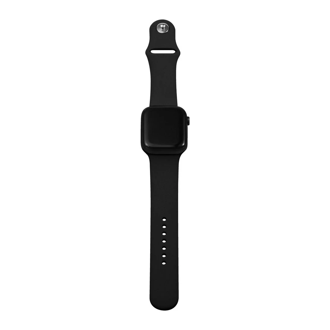 2 Otto Apple Watch Silicone Band Series 4-9/SE 40-41mm Black, 2 of 4