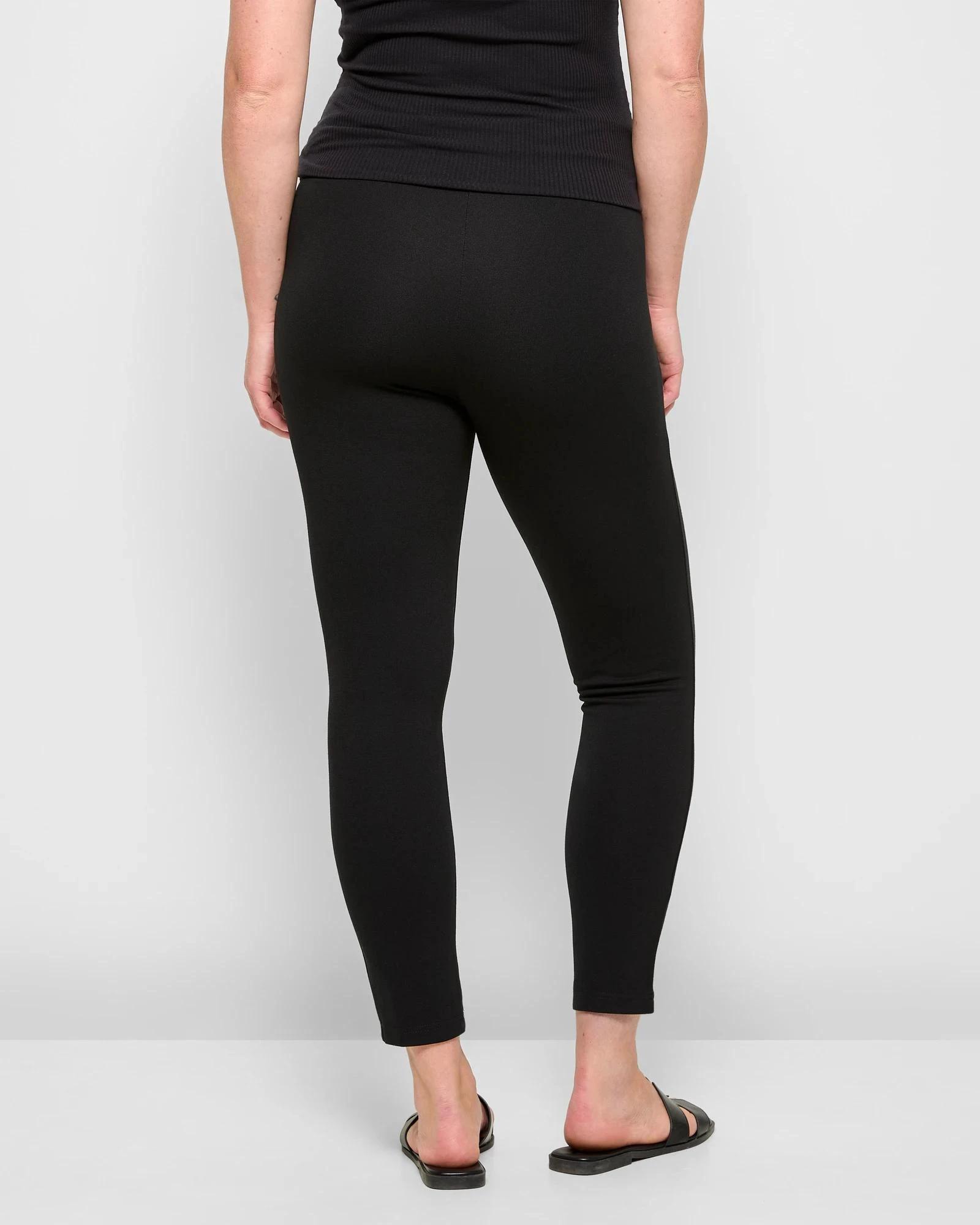 4 Target Maternity Ponte Leggings BLACK, 4 of 5
