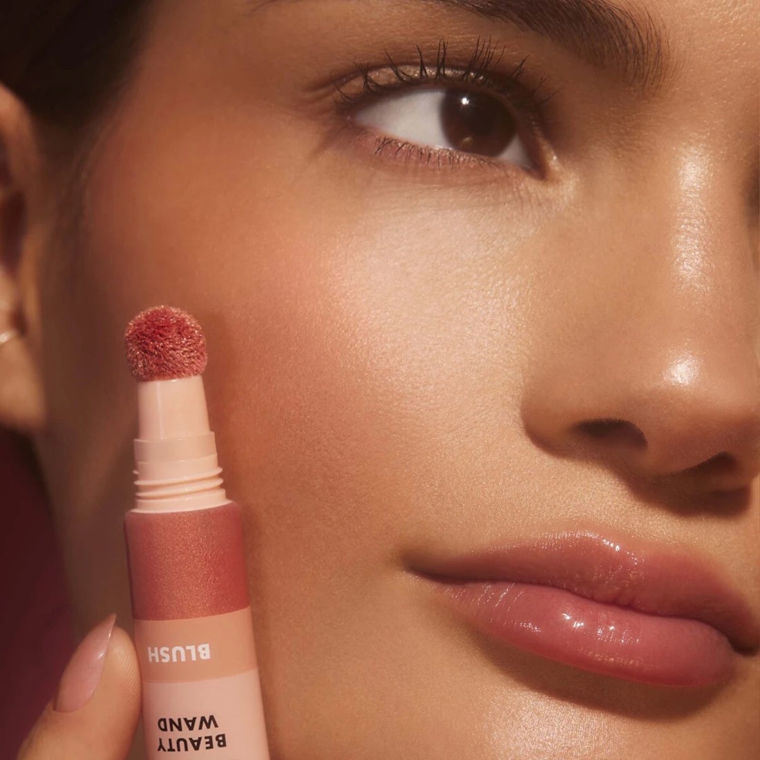 6 e.l.f. Halo Glow Blush Beauty Wand - Rose You Slay, 6 of 8