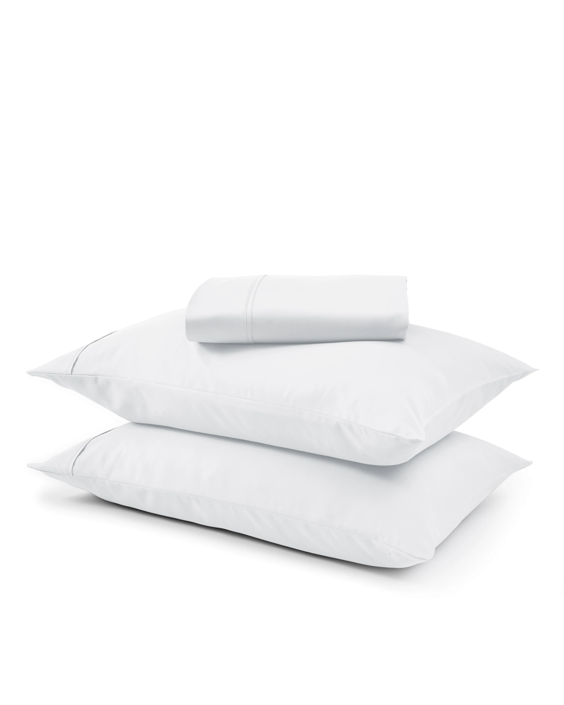 1 1000 Thread Count Cotton Rich Sheet Set - King Bed, White, 1 of 5