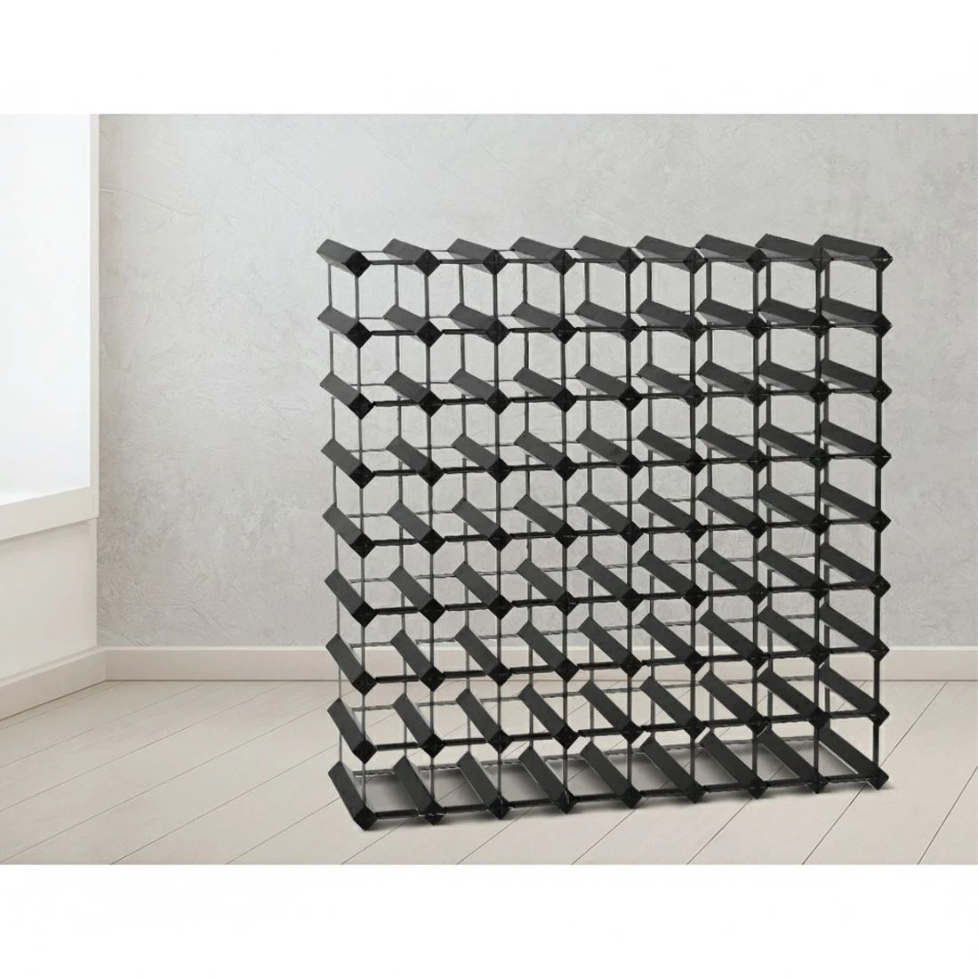 3 Artiss Wine Rack 72 Bottle - Black, 3 of 5