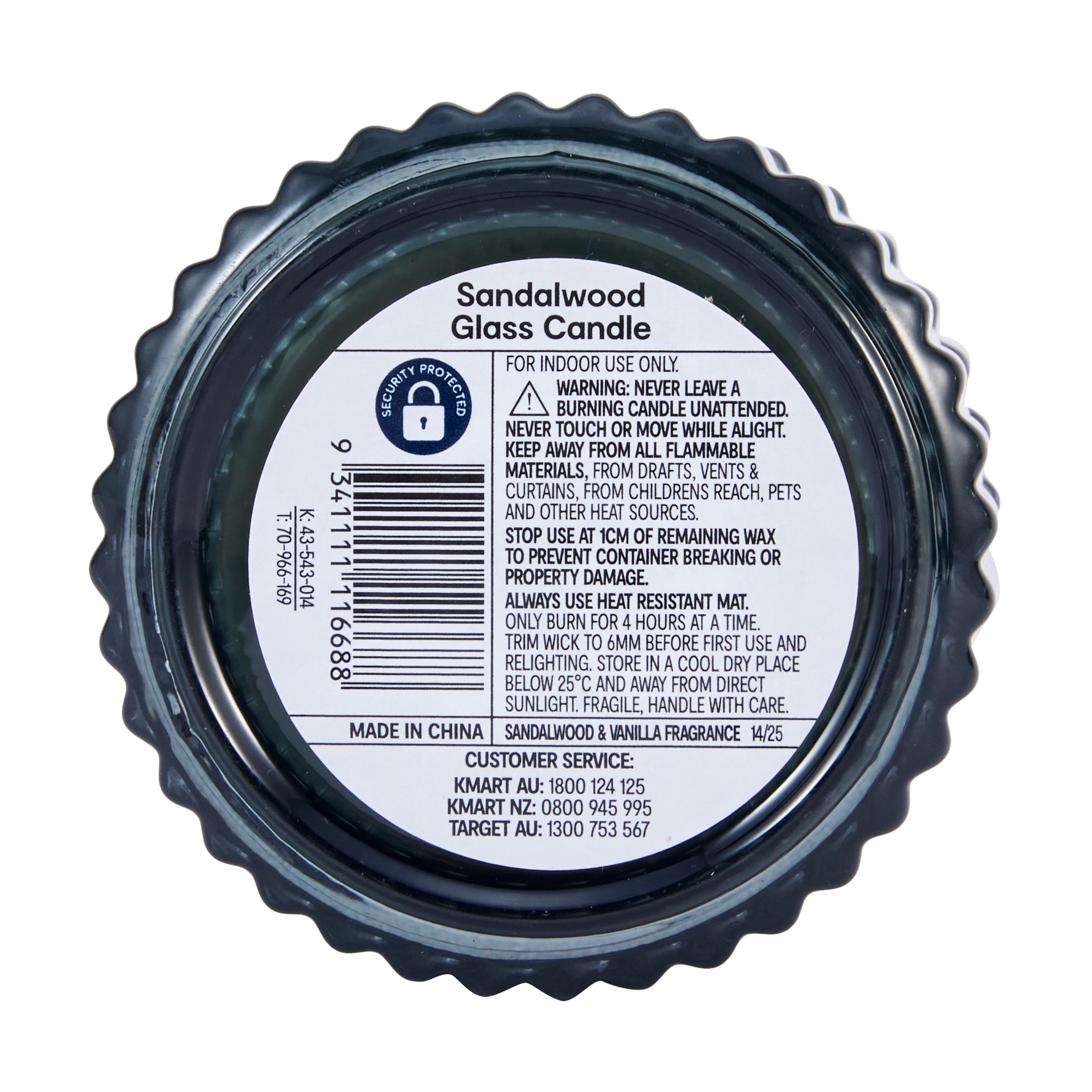 5 Sandalwood Glass Candle, 5 of 5