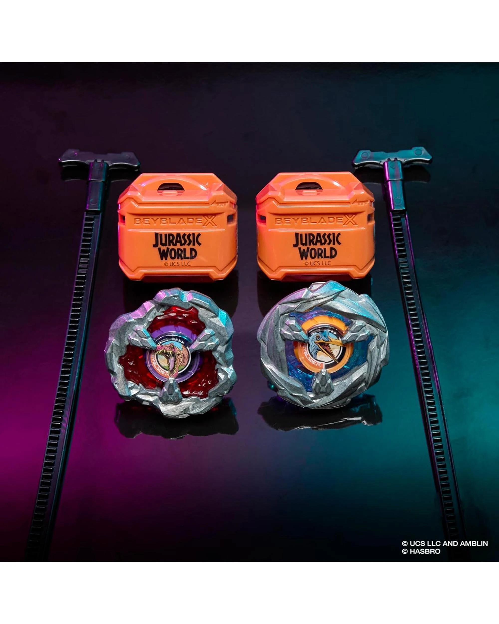 2 Beyblade X Jurassic World Spinosaurus vs Quetzalcoatlus Multipack Set, 2 of 6
