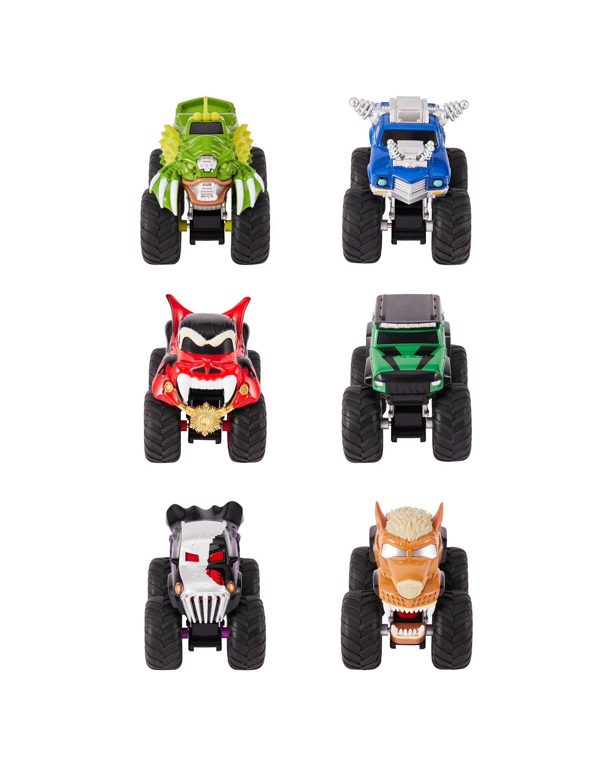3 Universal Monster Rampage Rides 1:64 Die Cast Monster Truck - Assorted, 3 of 6