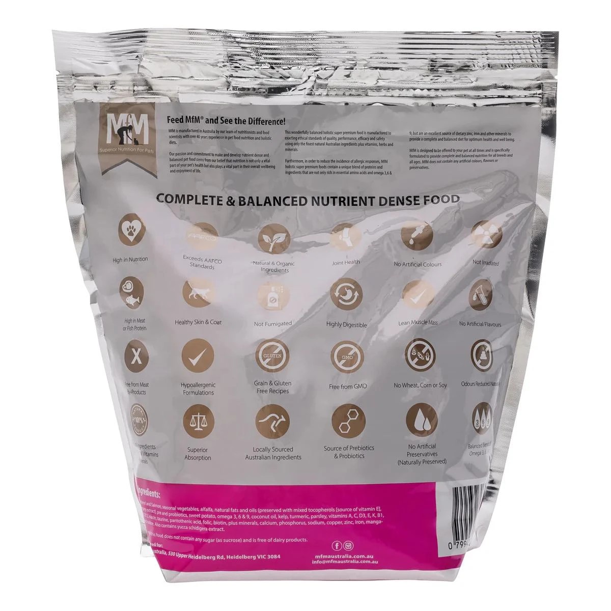 2 MFM All Breed Cats Grain Free Mackerel & Salmon Cat Food 9kg, 2 of 2