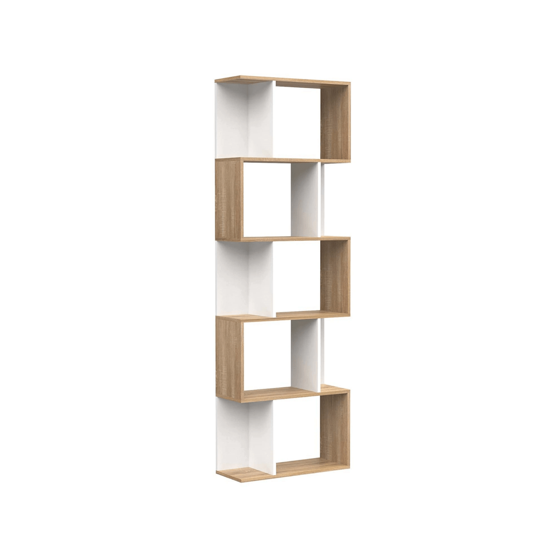 1 Advwin 5-Tier Cube Bookshelf Storage Bookcase Display Shelf, 1 of 9