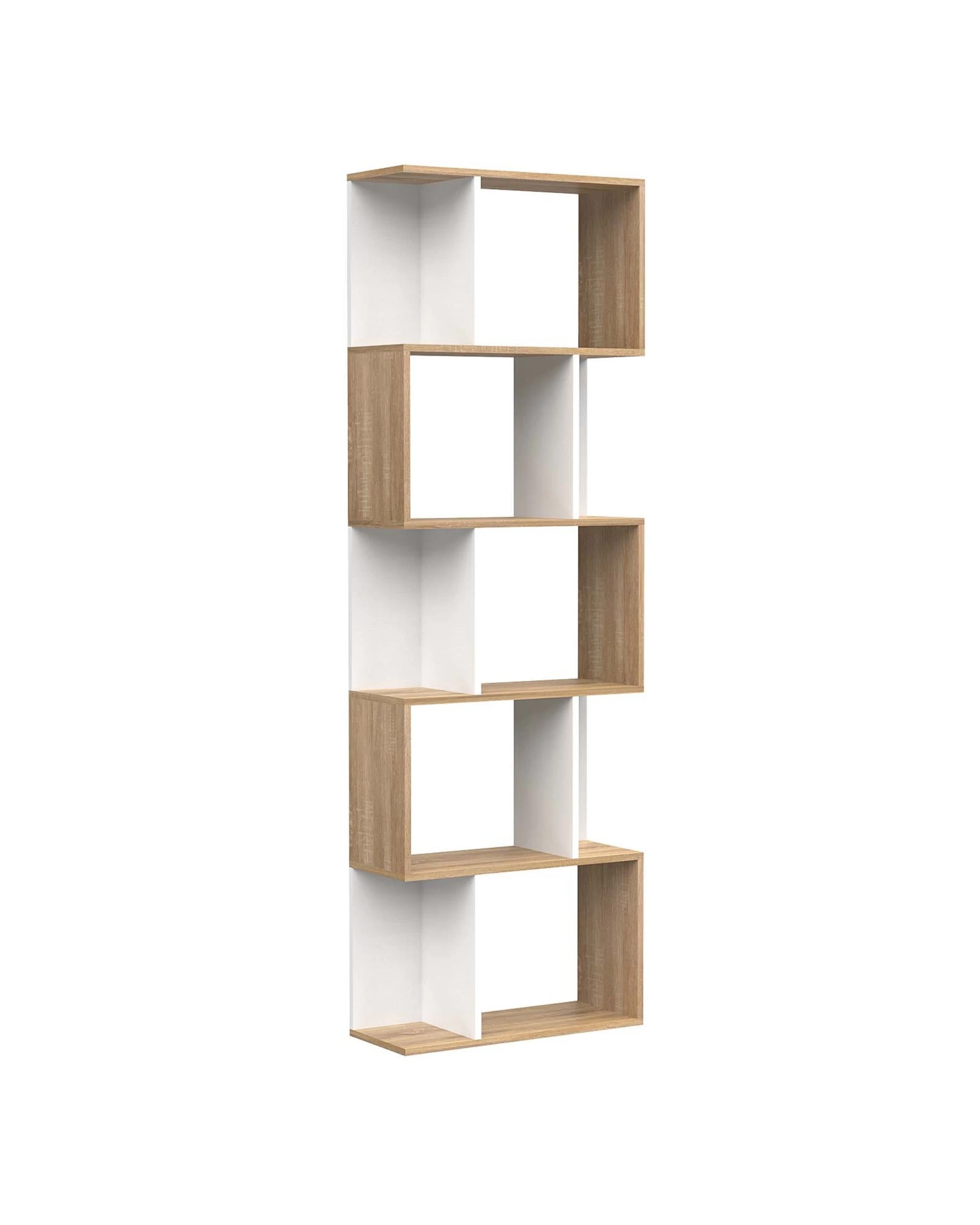 1 Advwin 5-Tier Cube Bookshelf Storage Bookcase Display Shelf, 1 of 9