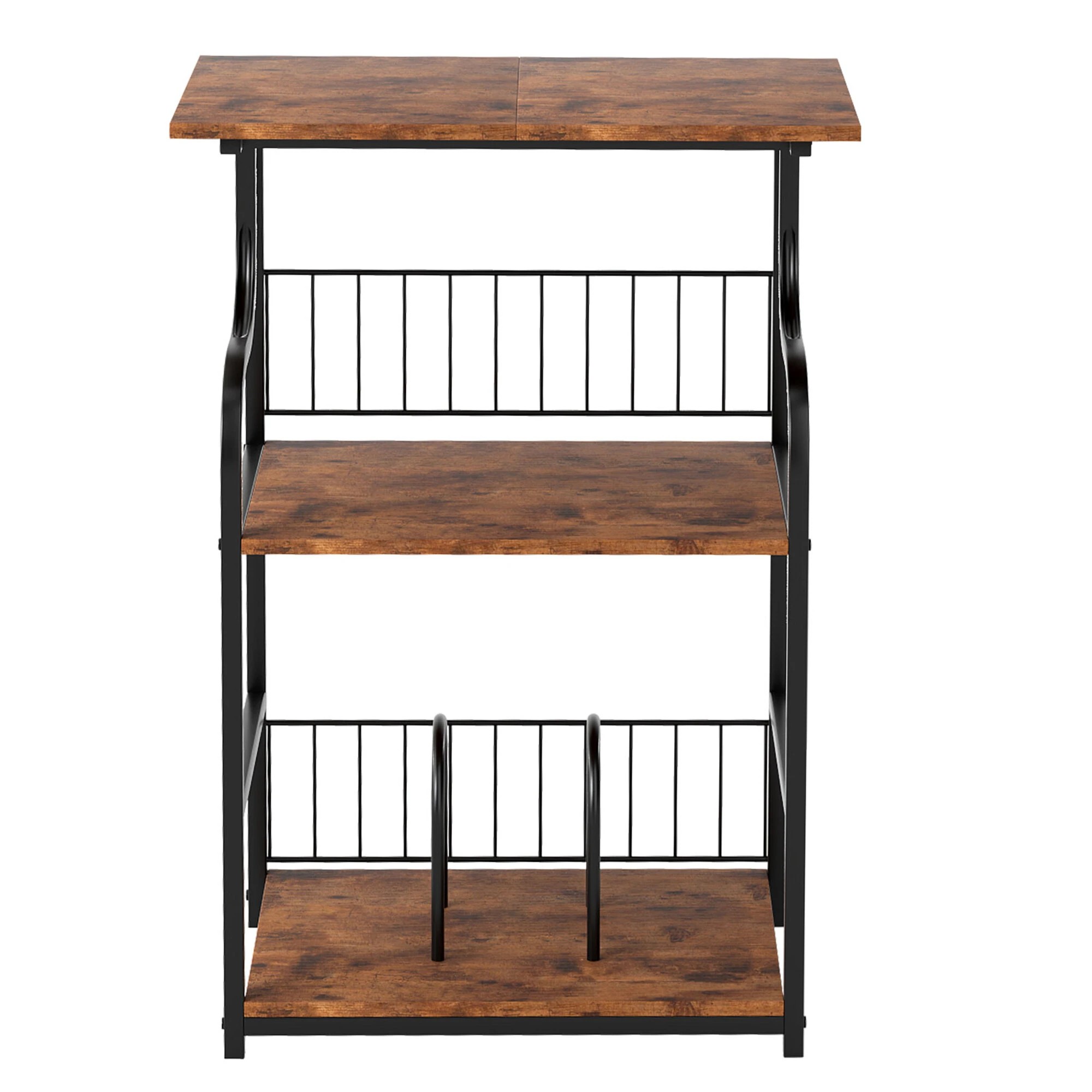 2 Levede Side Table 3-Tier - Brown, 2 of 9