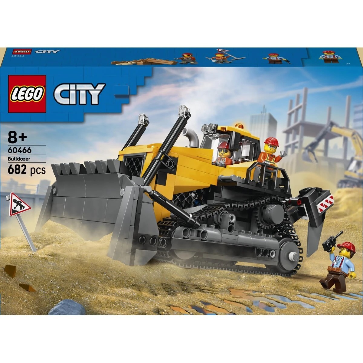 1 LEGO City Yellow Bulldozer 60466, 1 of 10