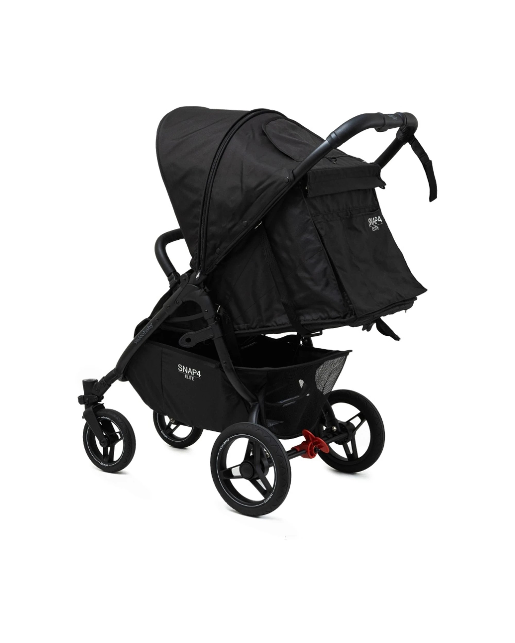 3 Valcobaby Snap 4 Elite Pram Stroller Lightweight All-Terrain Infinity - Black, 3 of 8