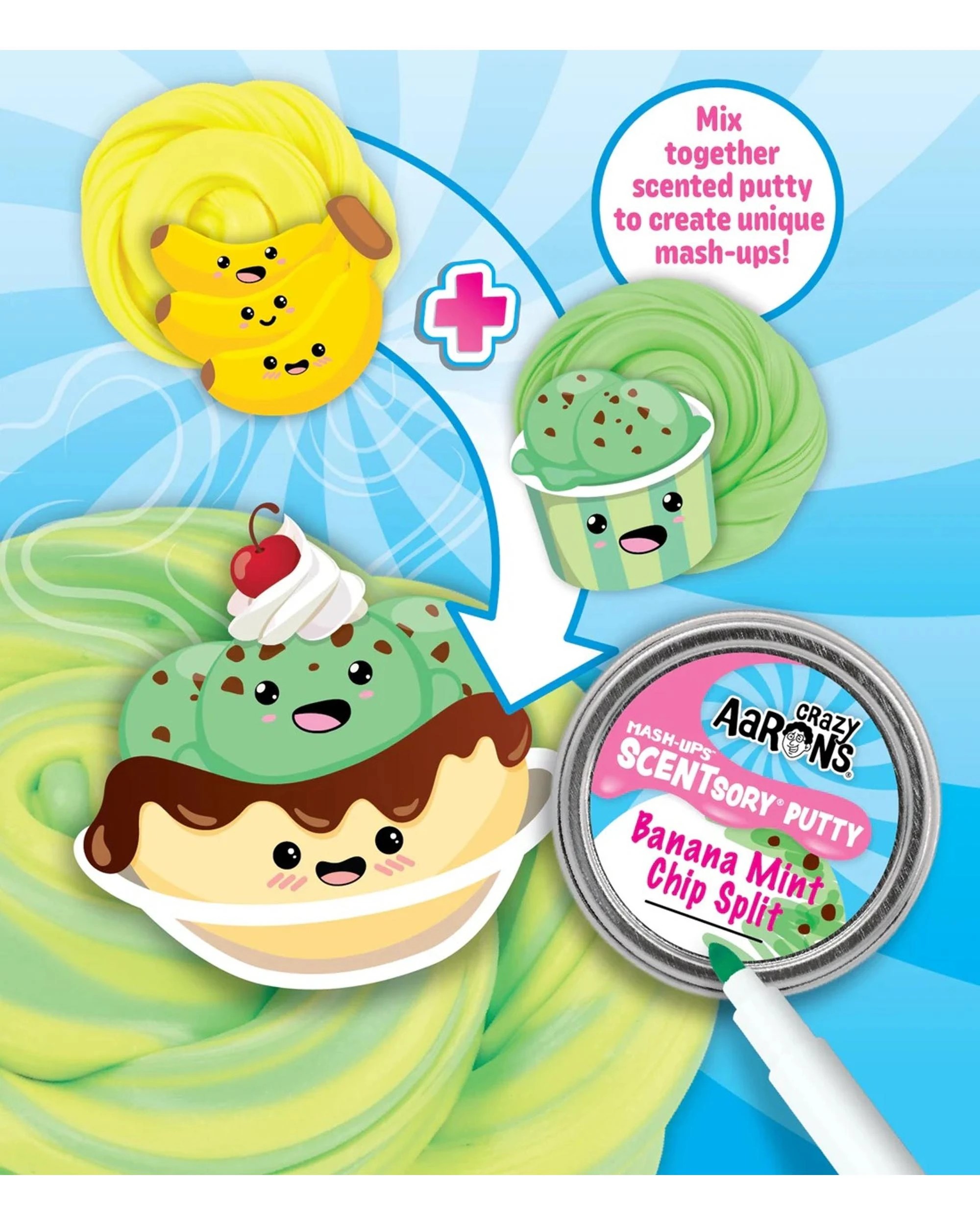 2 Crazy Aaron's Thinking Putty Mixed By Me Scentsory Putty Mash-Ups Kit, 2 of 5