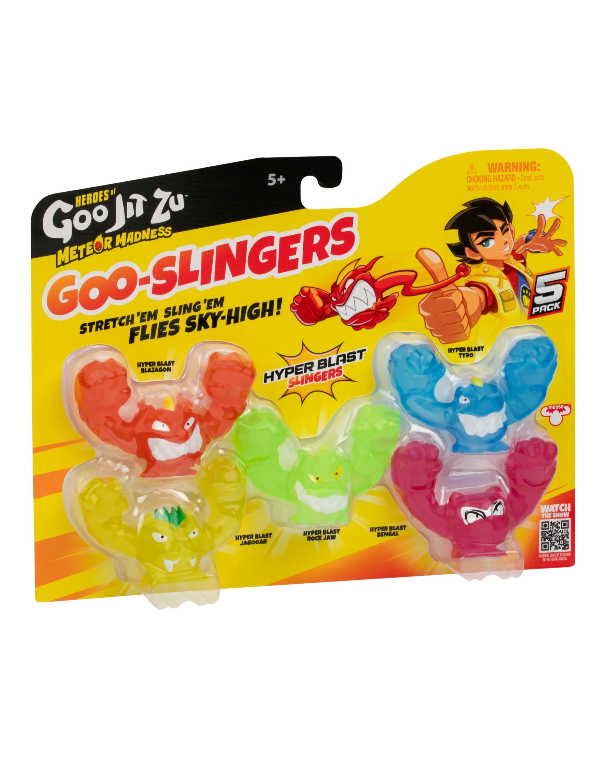 2 Heroes of Goo-Jit-Zu Series 13 Meteor Madness Goo Slingers Hyper Blast Slingers 5 Pack, 2 of 6