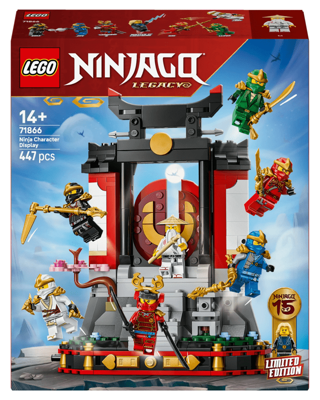 LEGO NINJAGO Ninja Character Display 15th Anniversary 7