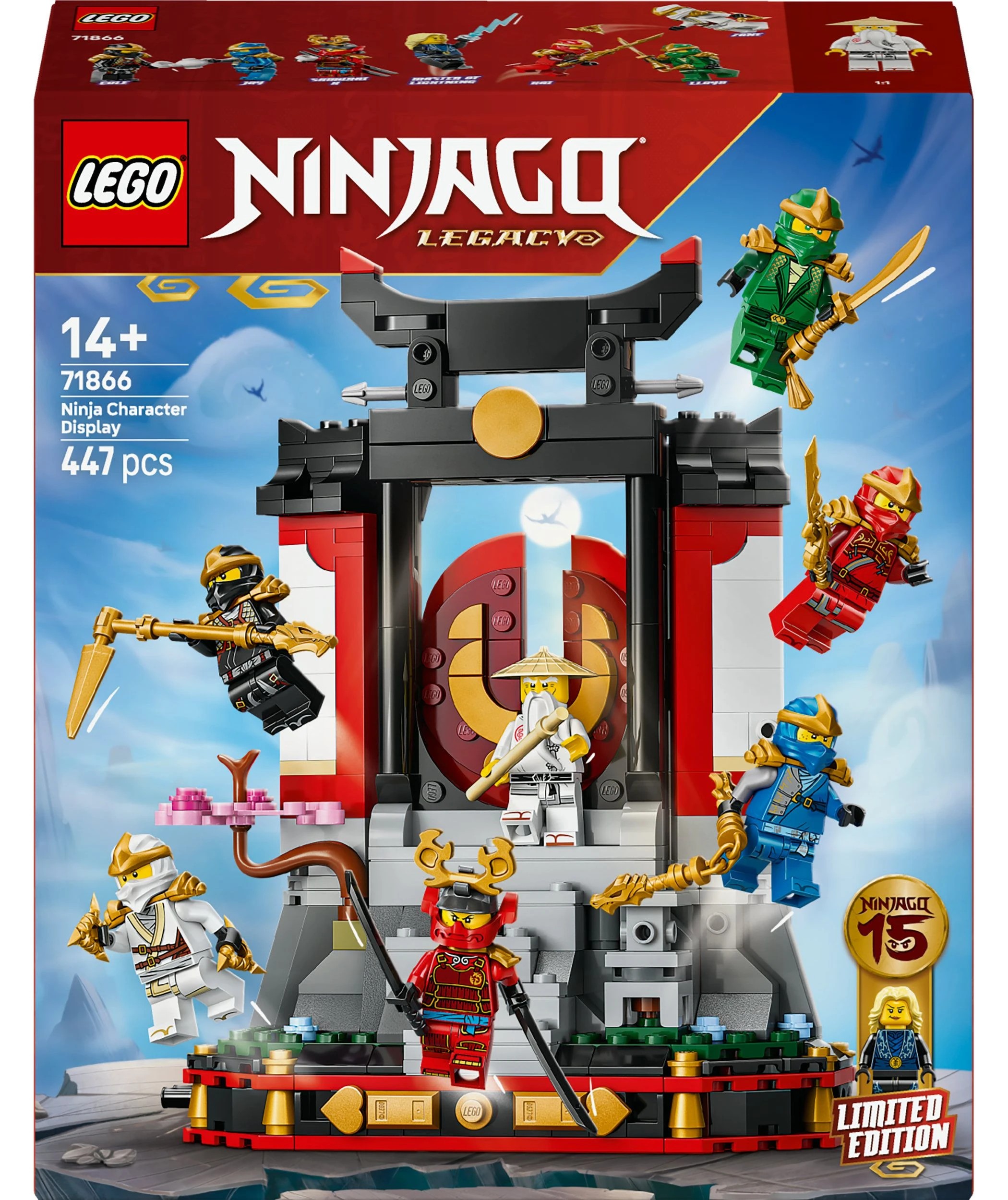 1 LEGO NINJAGO Ninja Character Display 15th Anniversary 71866, 1 of 10