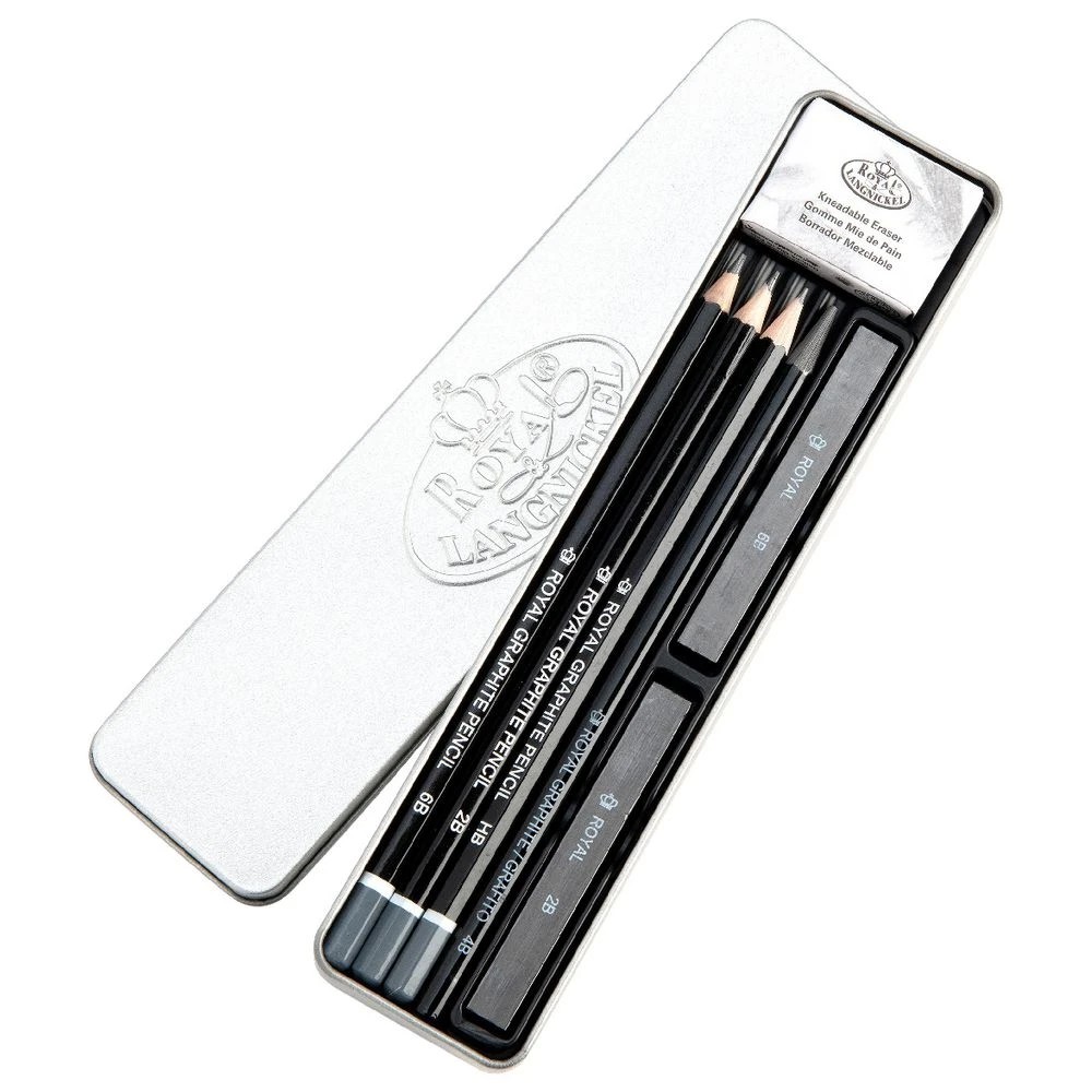 3 Royal & Langnickel Mini Sketch Tin 8 Piece, 3 of 5