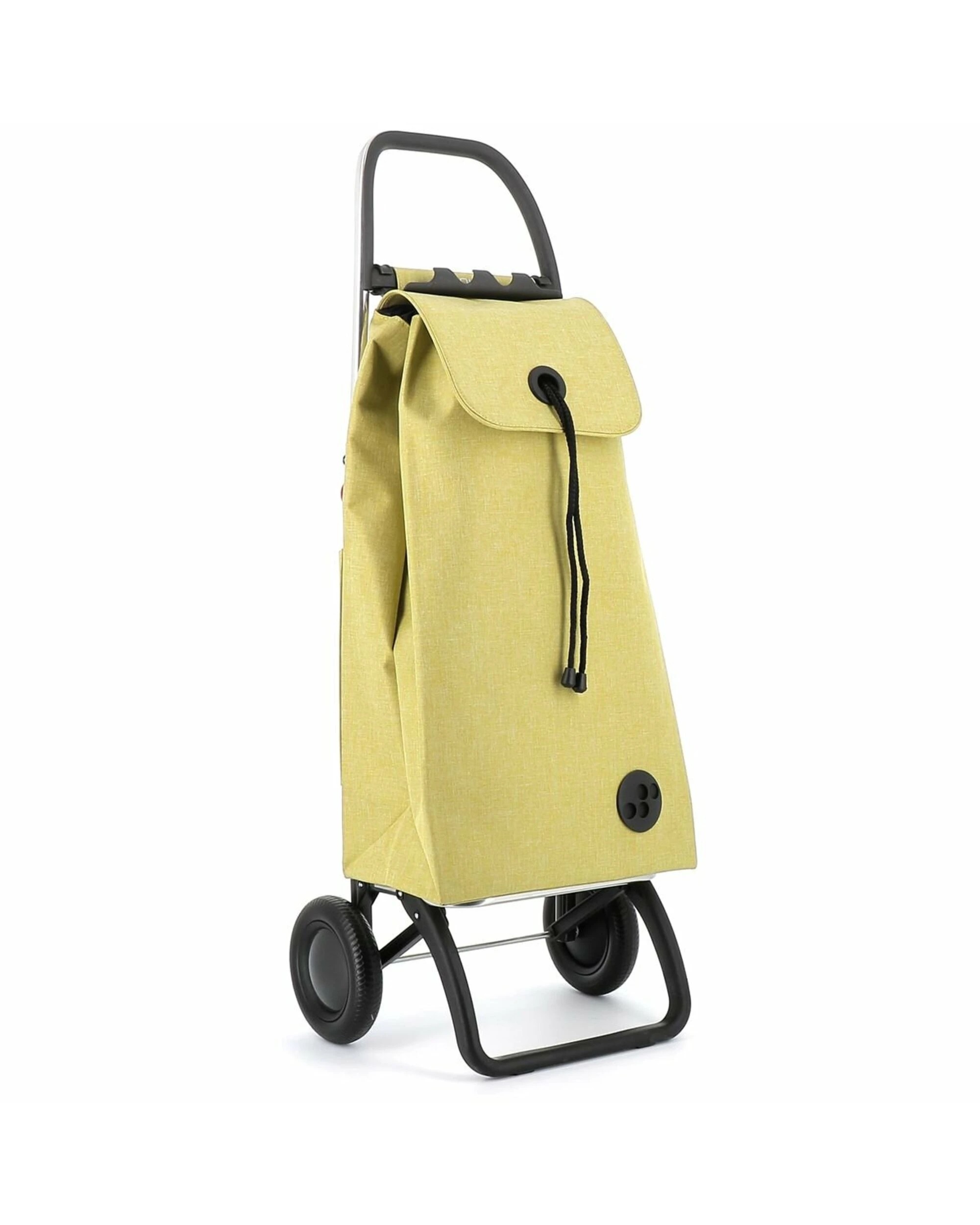 1 Rolser IMax Tweed 2 Wheel Foldable Trolley Lime, 1 of 4