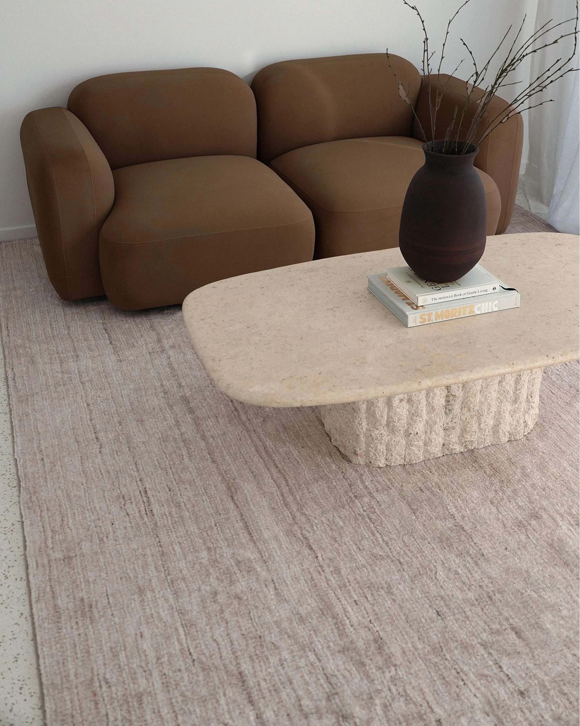 7 Loopsie Anjo Distressed Washable Rug-180cm x 120cm - Beige, 7 of 7