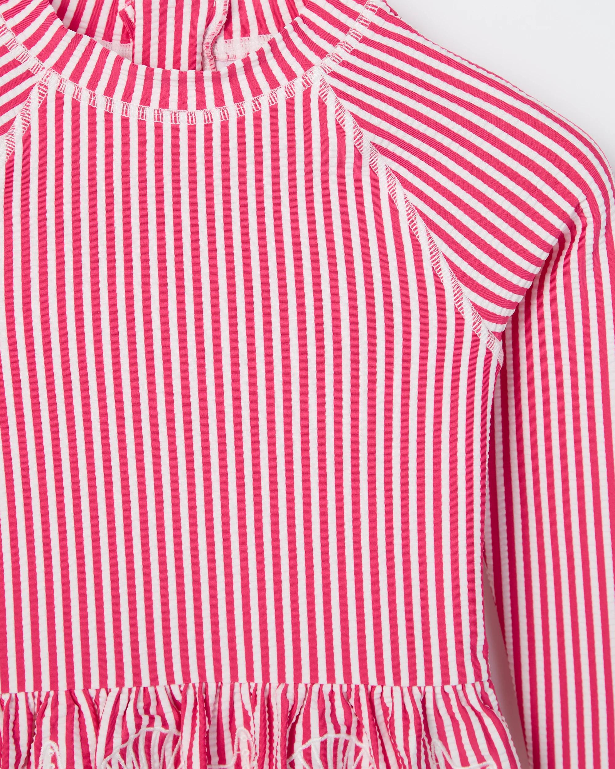 2 Target Kids Long Sleeve Swim Surfsuit PINK/RED GINGHAM, 2 of 2
