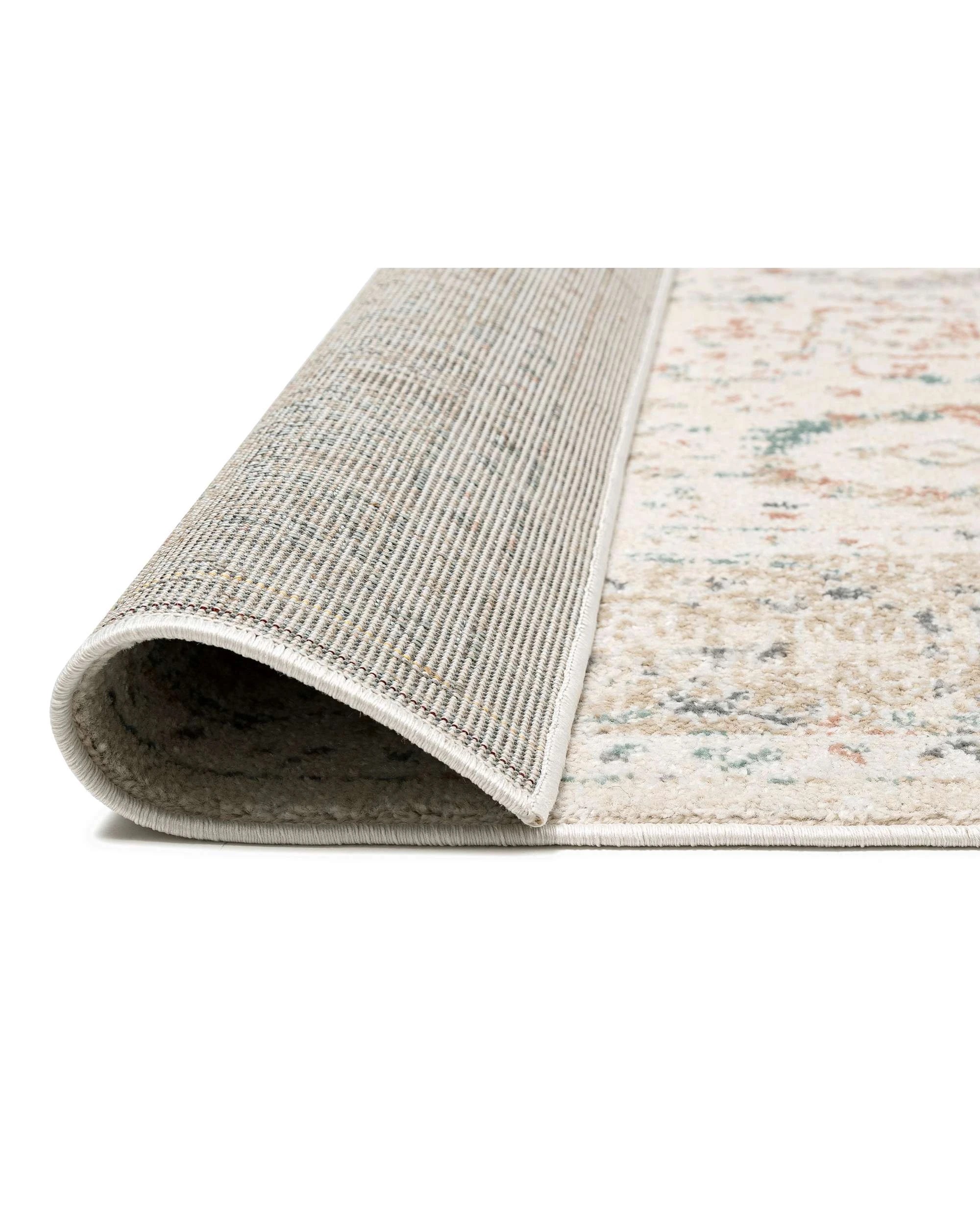 5 Loopsie Seymour Traditional Floral Rug-230cm x 160cm - White, 5 of 7