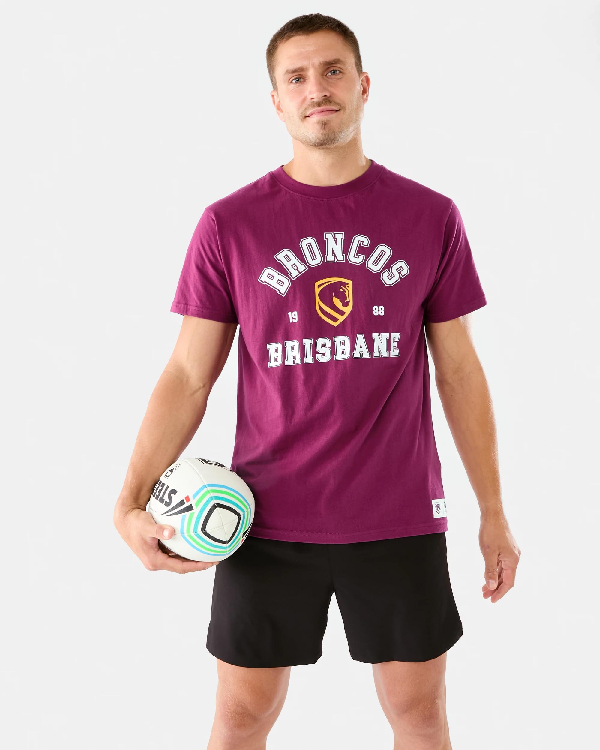8 NRL Adult T-shirt Broncos, 8 of 8