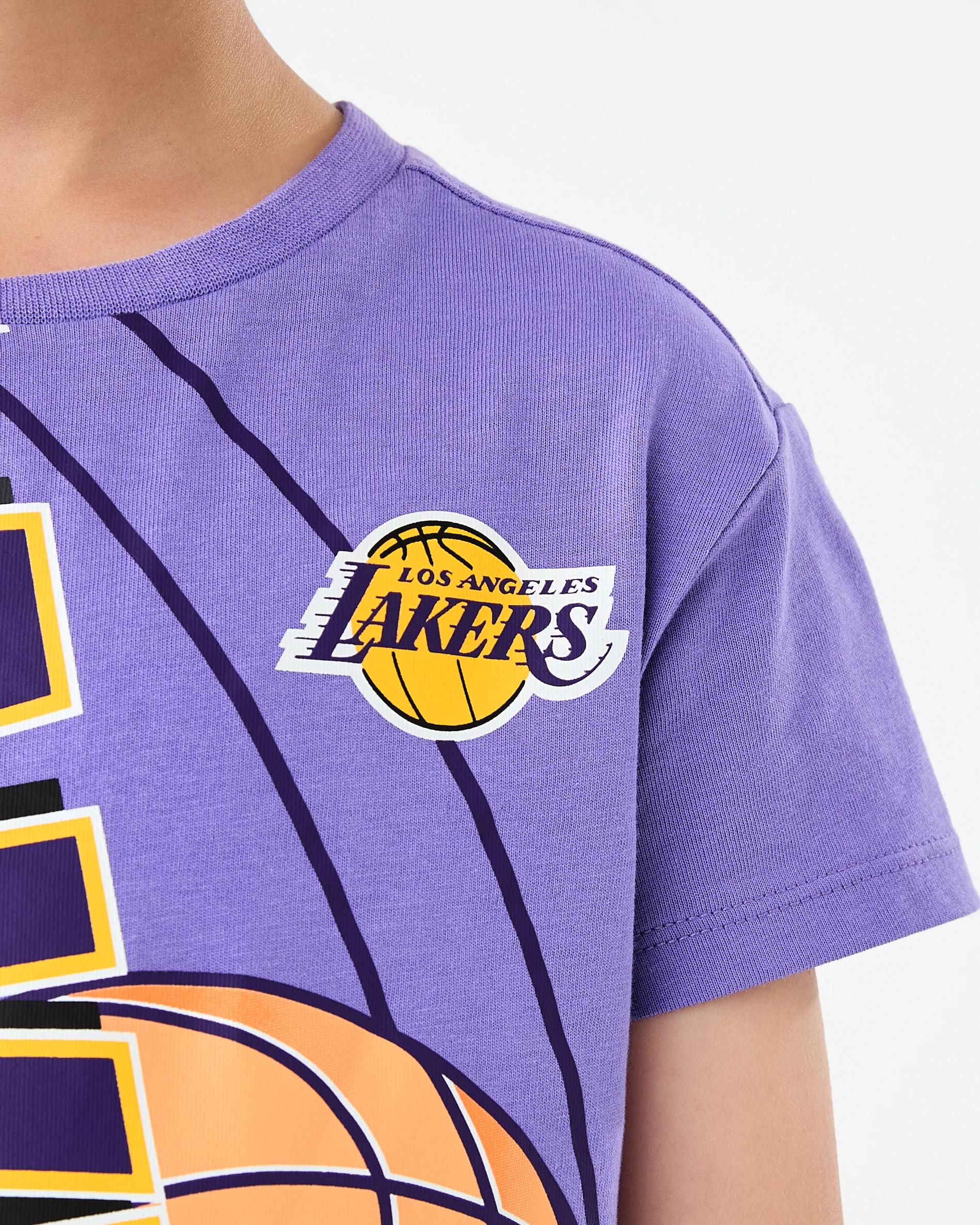 4 Official NBA Kids T-shirt Lkrs 7d4x, 4 of 7