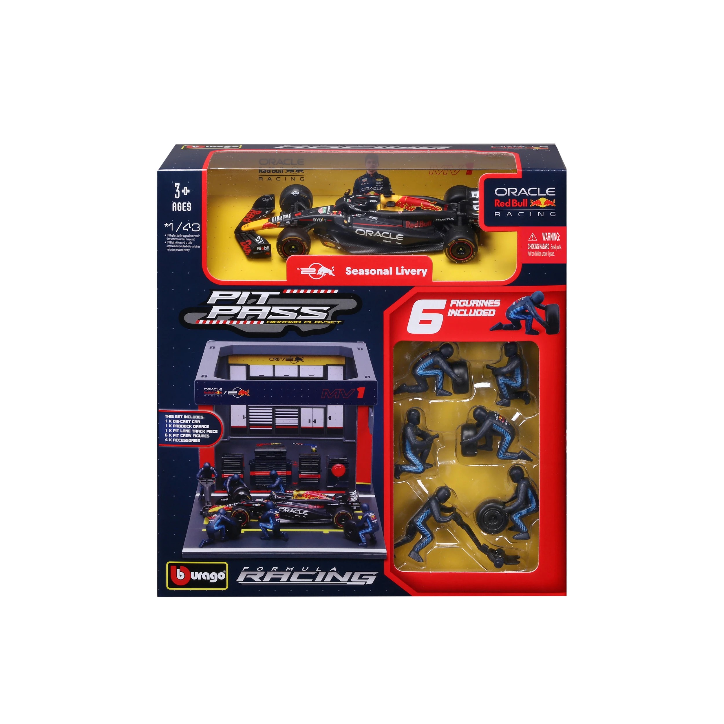 1 Bburago 1:43 F1 Pit Pass - Assorted, 1 of 9