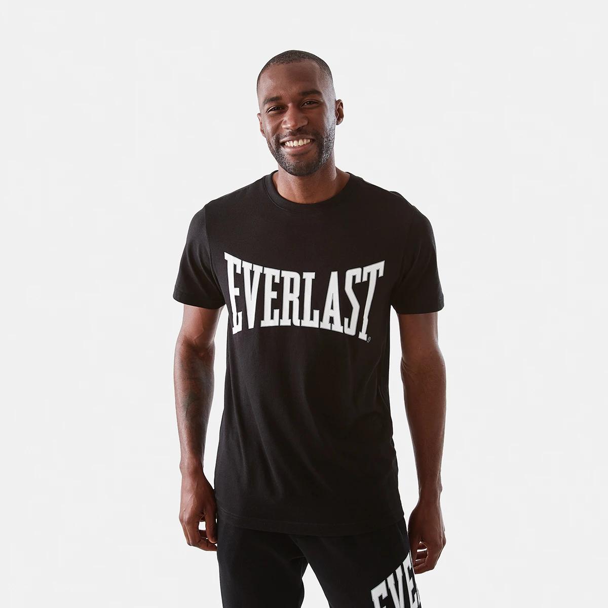 1 Everlast Mens Boxing T-shirt Black, 1 of 6