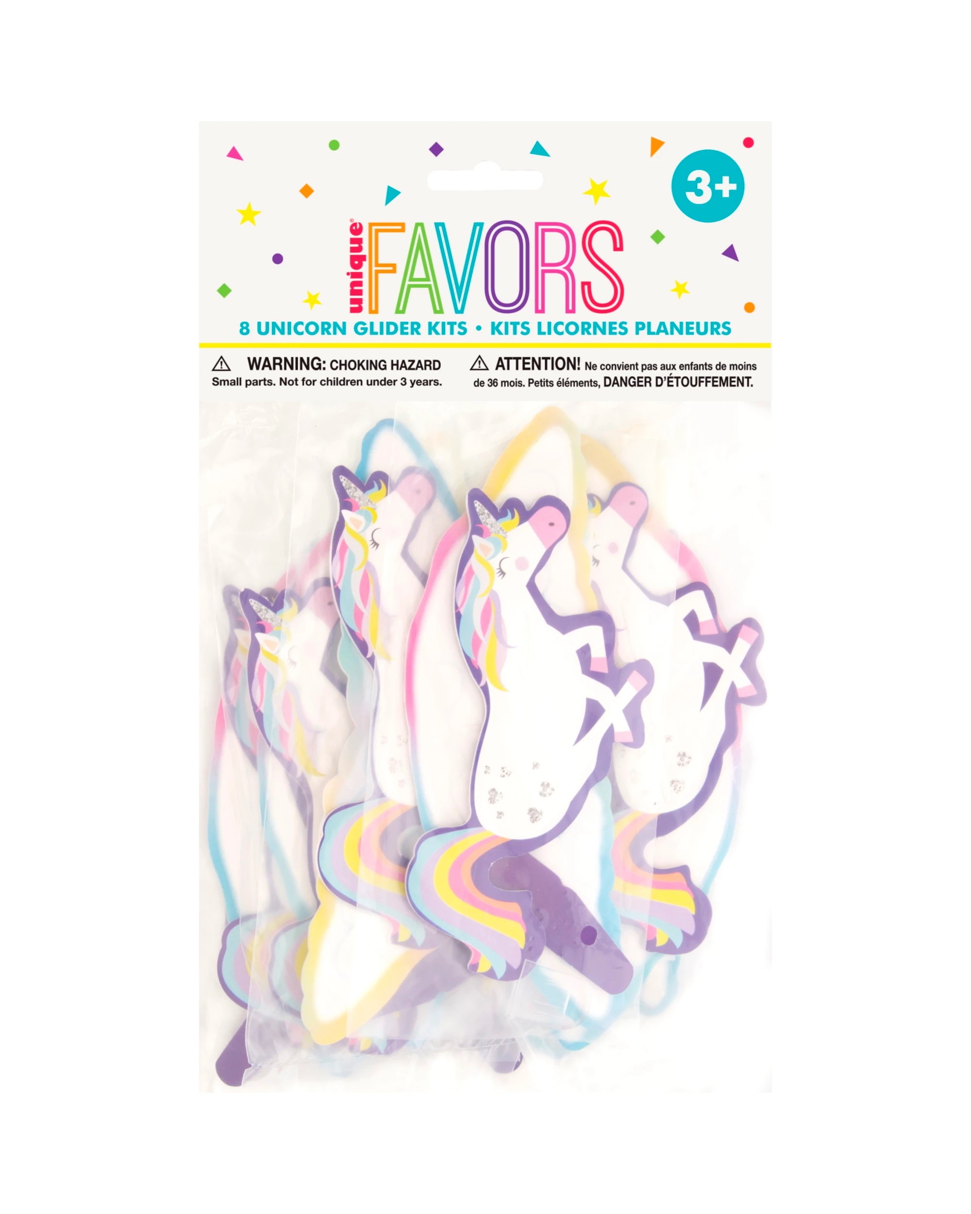 2 Unique Unicorn Glider Kits Pack of 8, 2 of 2