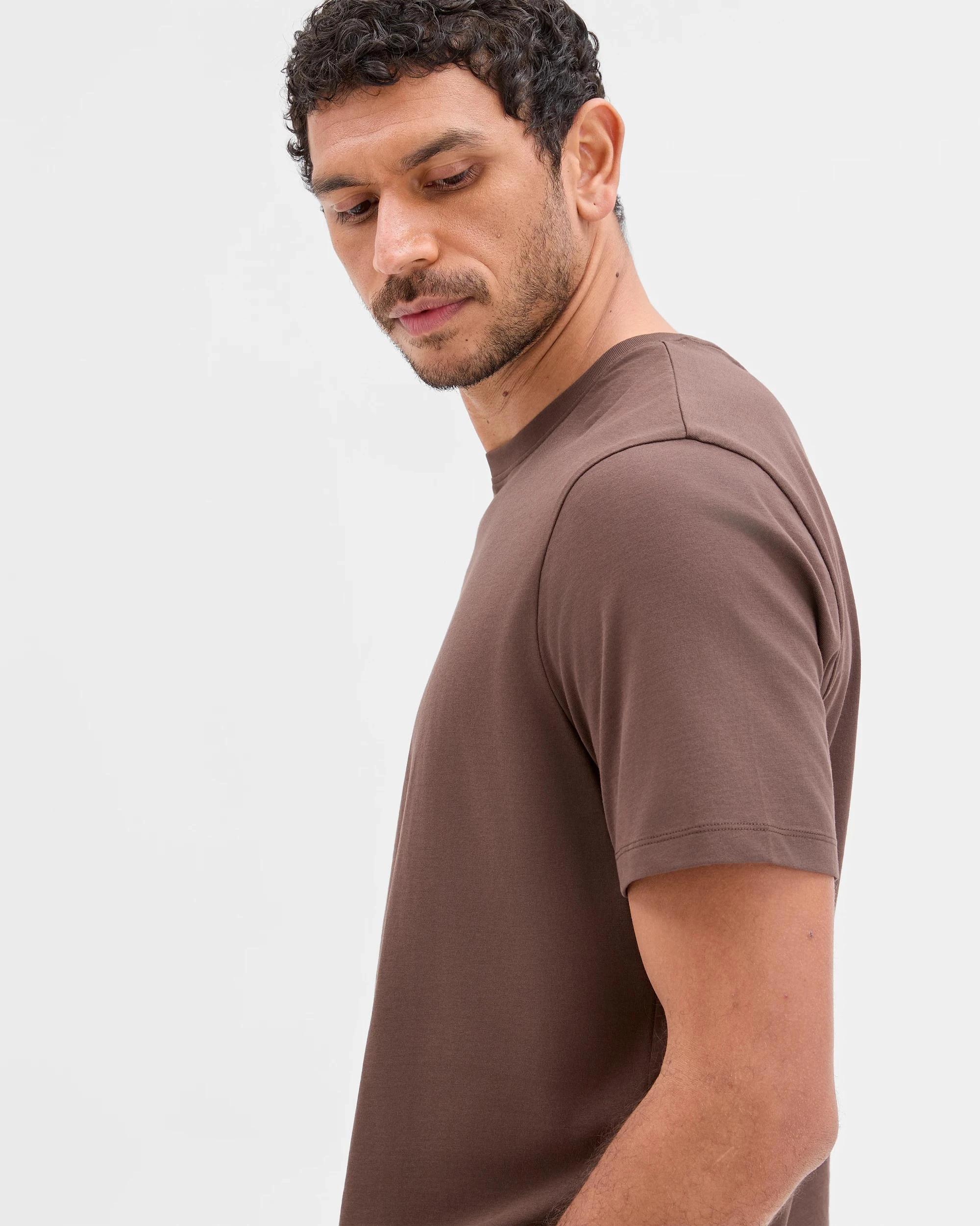 3 Target Australian Cotton T-Shirt CHOCOLATE, 3 of 5