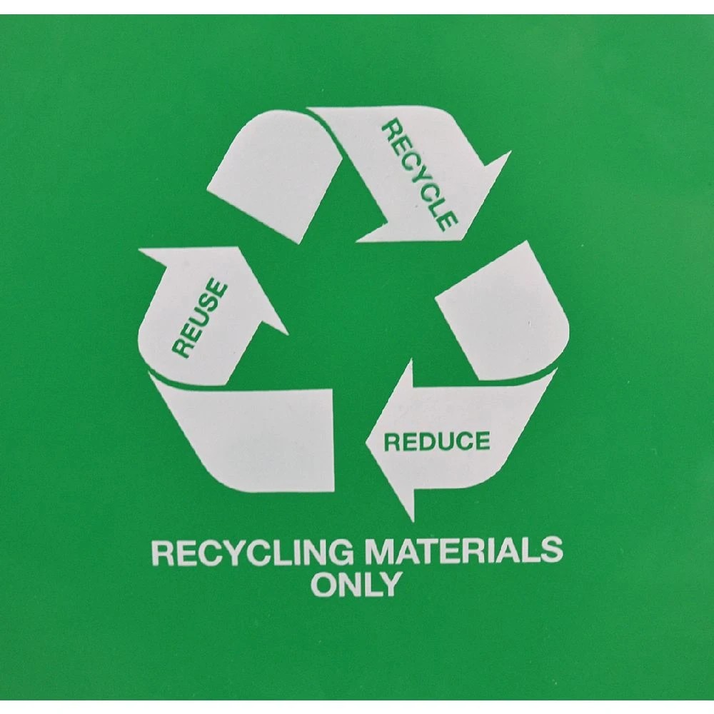 2 Italplast 15 L Recycling Materials Only Tidy Bin Green, 2 of 2