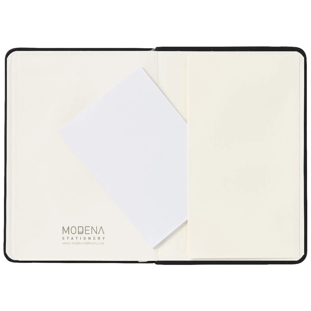 5 Modena A6 PU Plain Notebook Black, 5 of 5