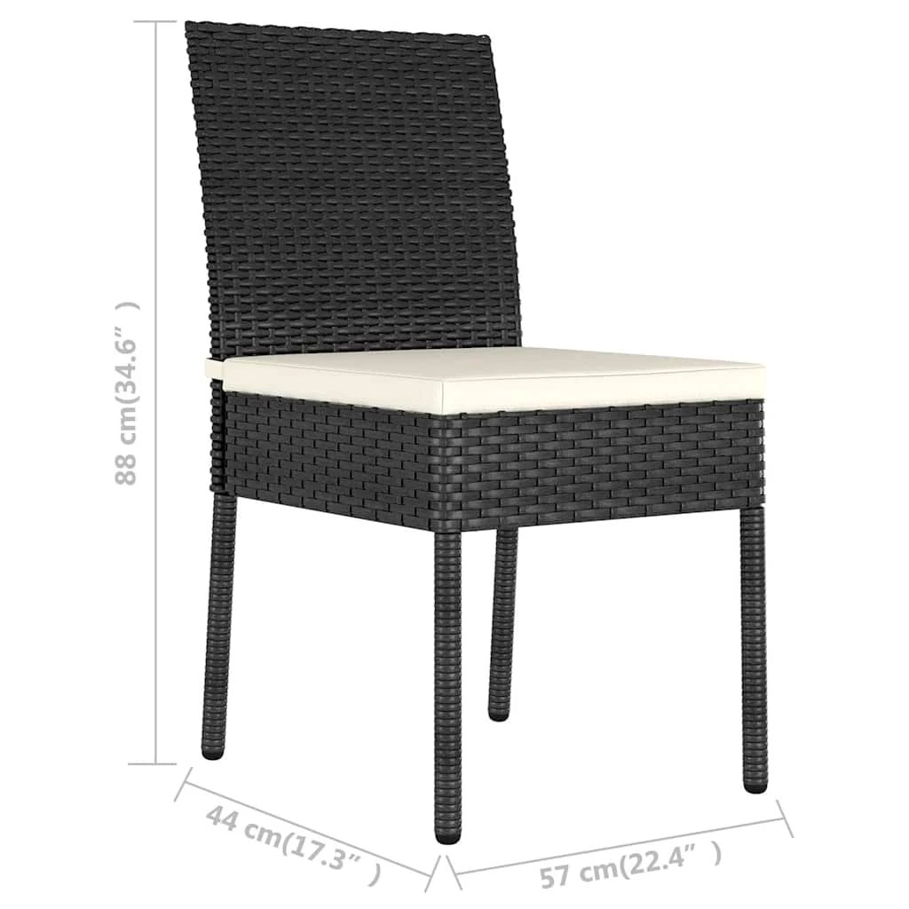 6 vidaXL Dining chair Durable - Black, 6 of 6