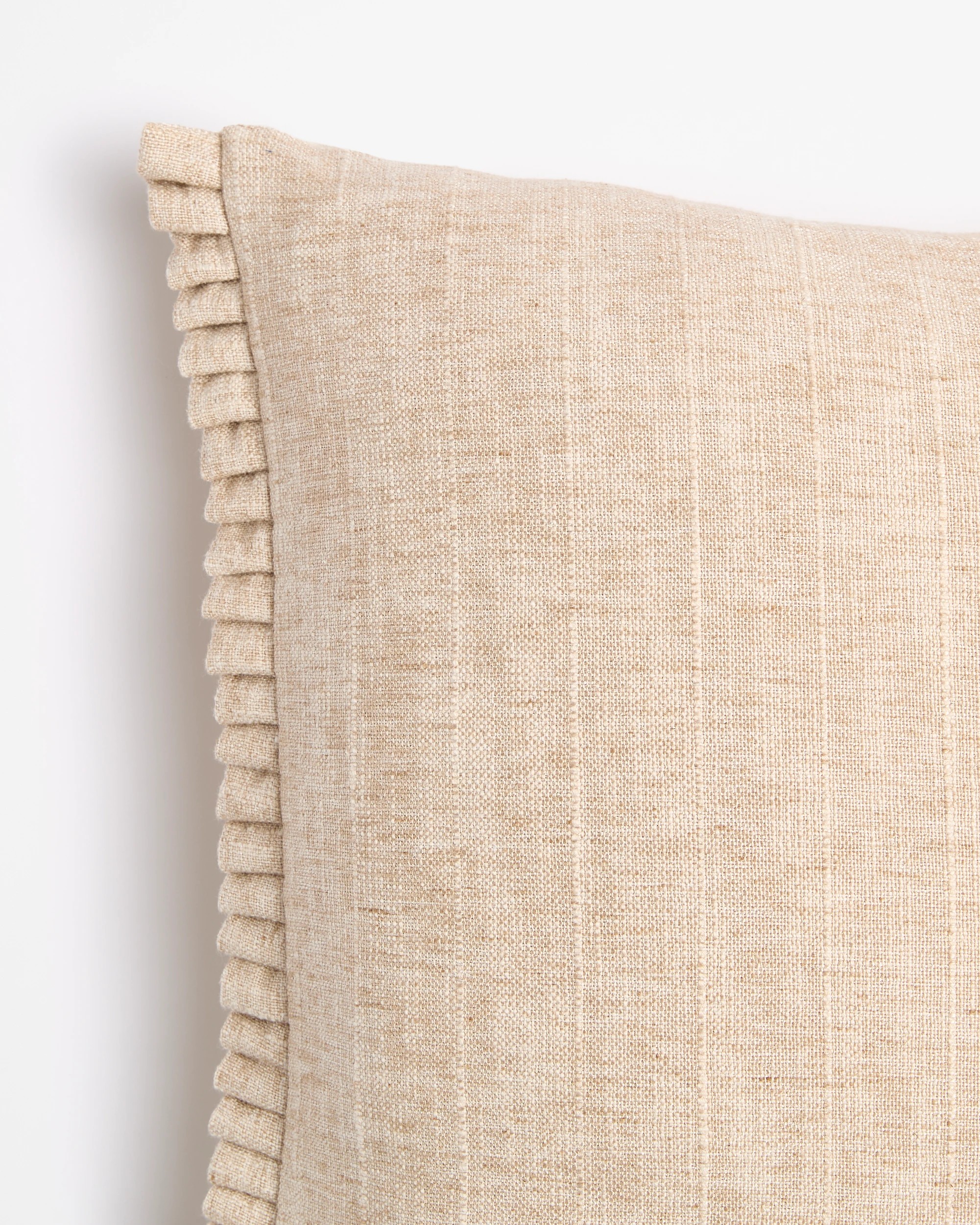 2 Target Jayde Pleated Cushion - Natural, 2 of 2