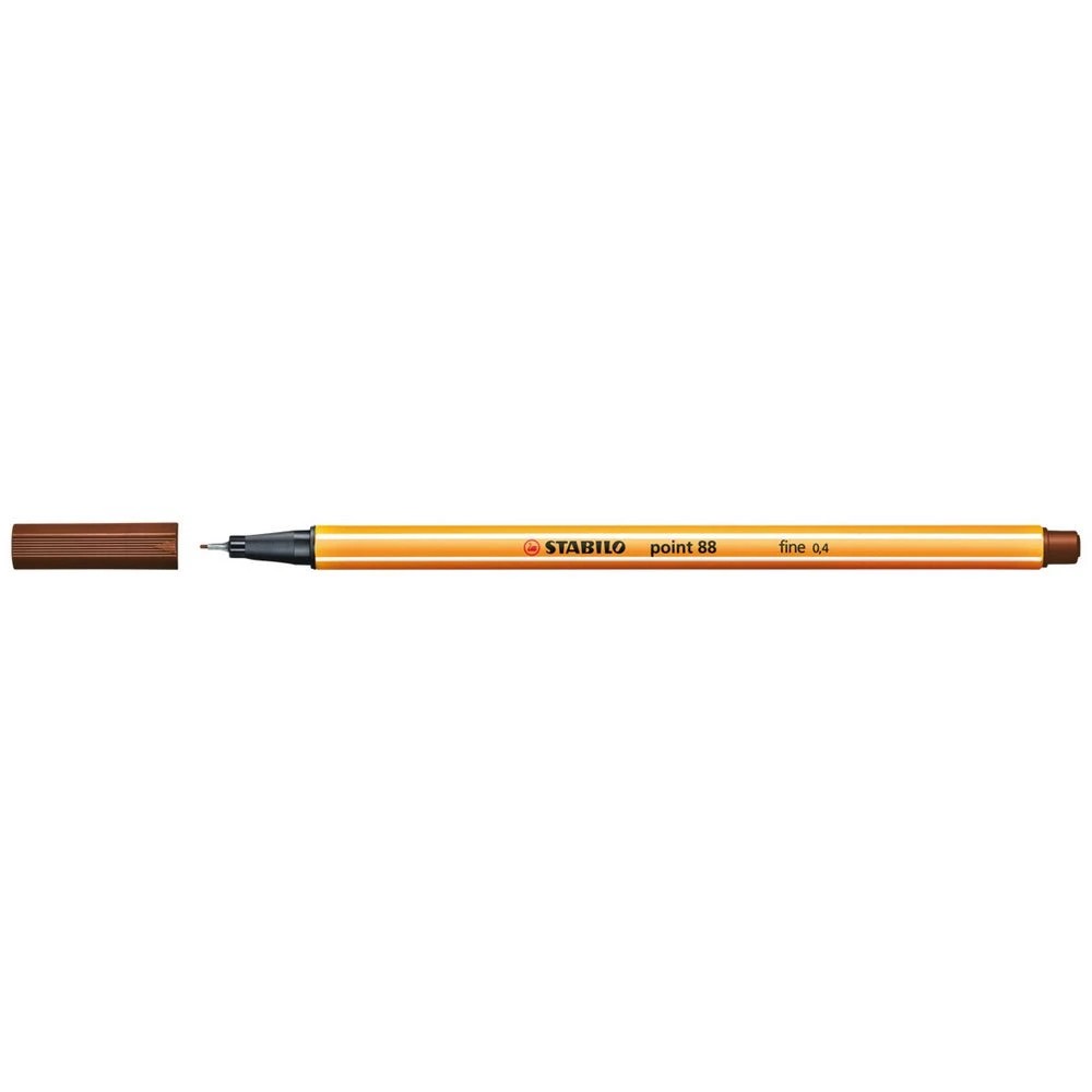 1 Stabilo Point 88 Fineliner 0.4mm Brown, 1 of 2