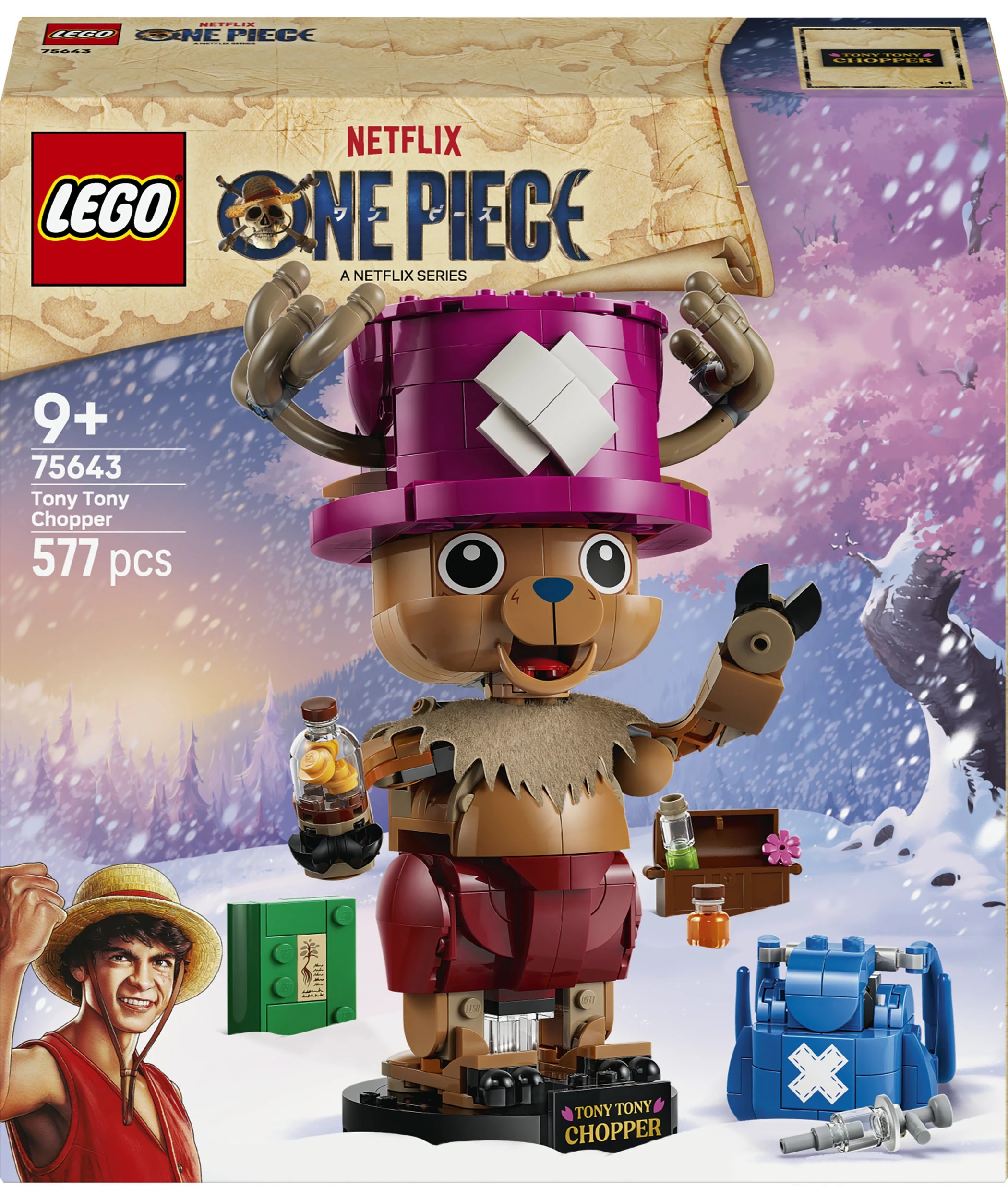 1 LEGO ONE PIECE Tony Tony Chopper 75643, 1 of 10