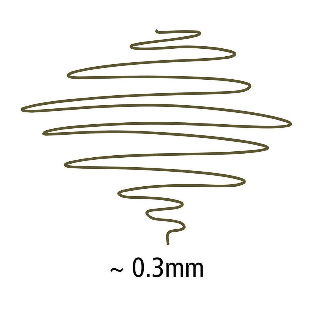 2 Staedtler Triplus 0.3mm Fineliner Olive Green, 2 of 6