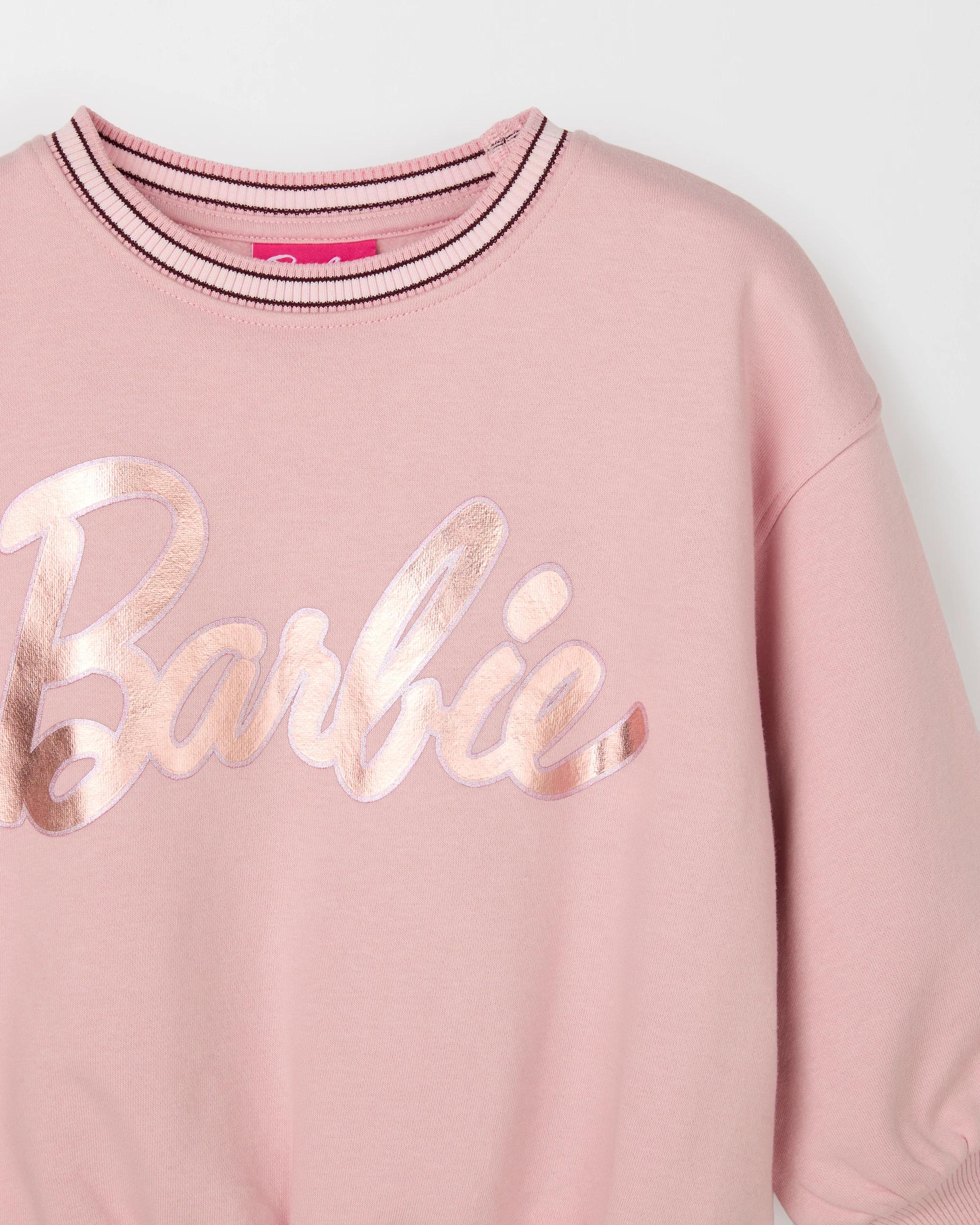 6 Barbie Australian Cotton Blend Fleece Jumper PINK, 6 of 6