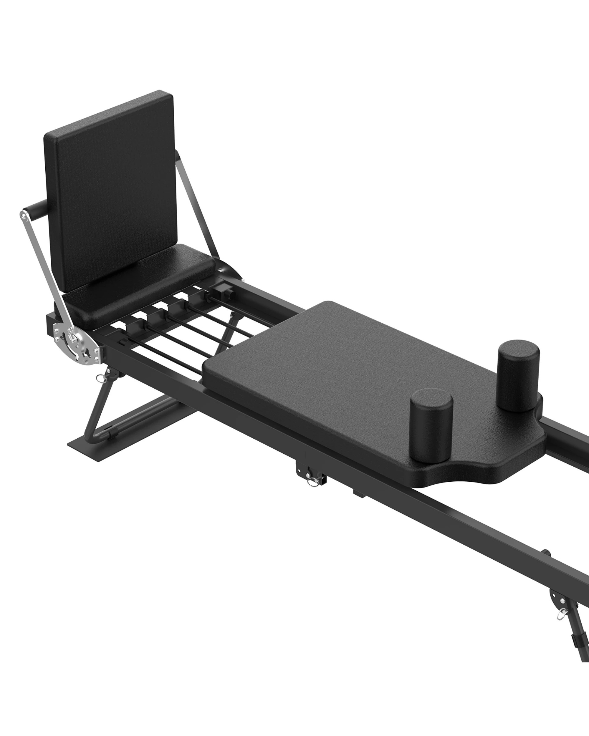 4 Advwin Foldable Pilates Exercise Machine with Jump Board & Reformer Box for Home, 120kg Capacity Black, 4 of 7