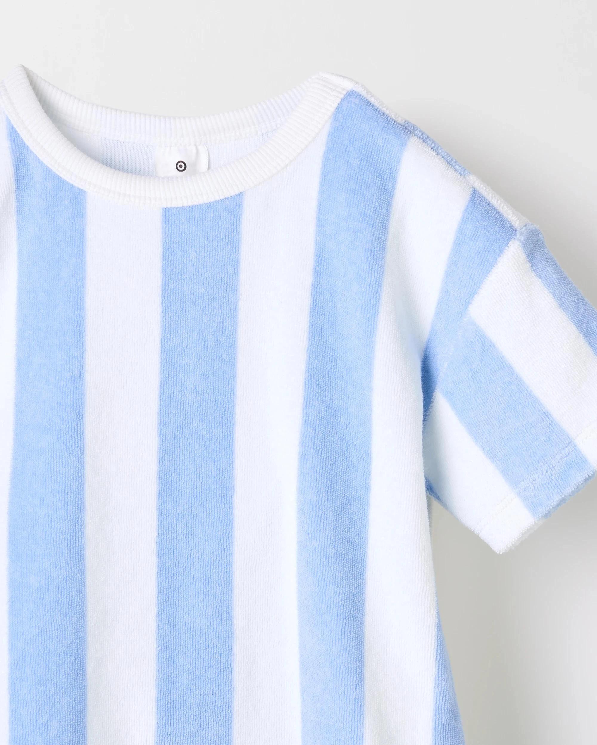 2 Target Baby Organic Cotton Baby Terry T-Shirt and Short 2 Piece Set GARDENIA, 2 of 2