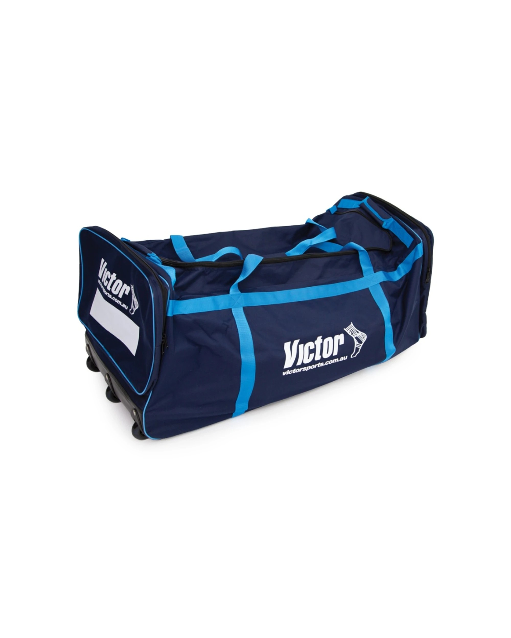 1 Victor Sports Trolley Bag Competition Equipment Storage With Wheels - Blue, 1 of 3