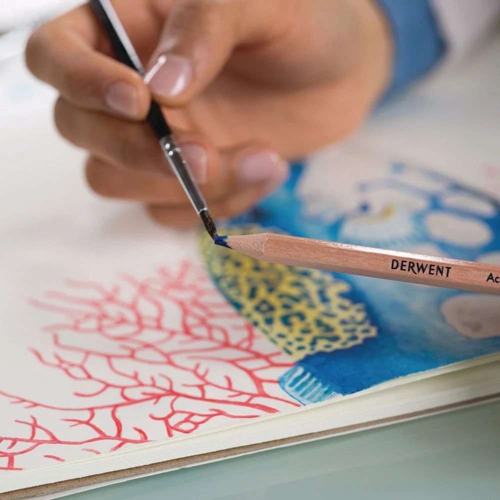 5 Derwent Academy Watercolour Pencils Assorted 24 Pack, 5 of 5