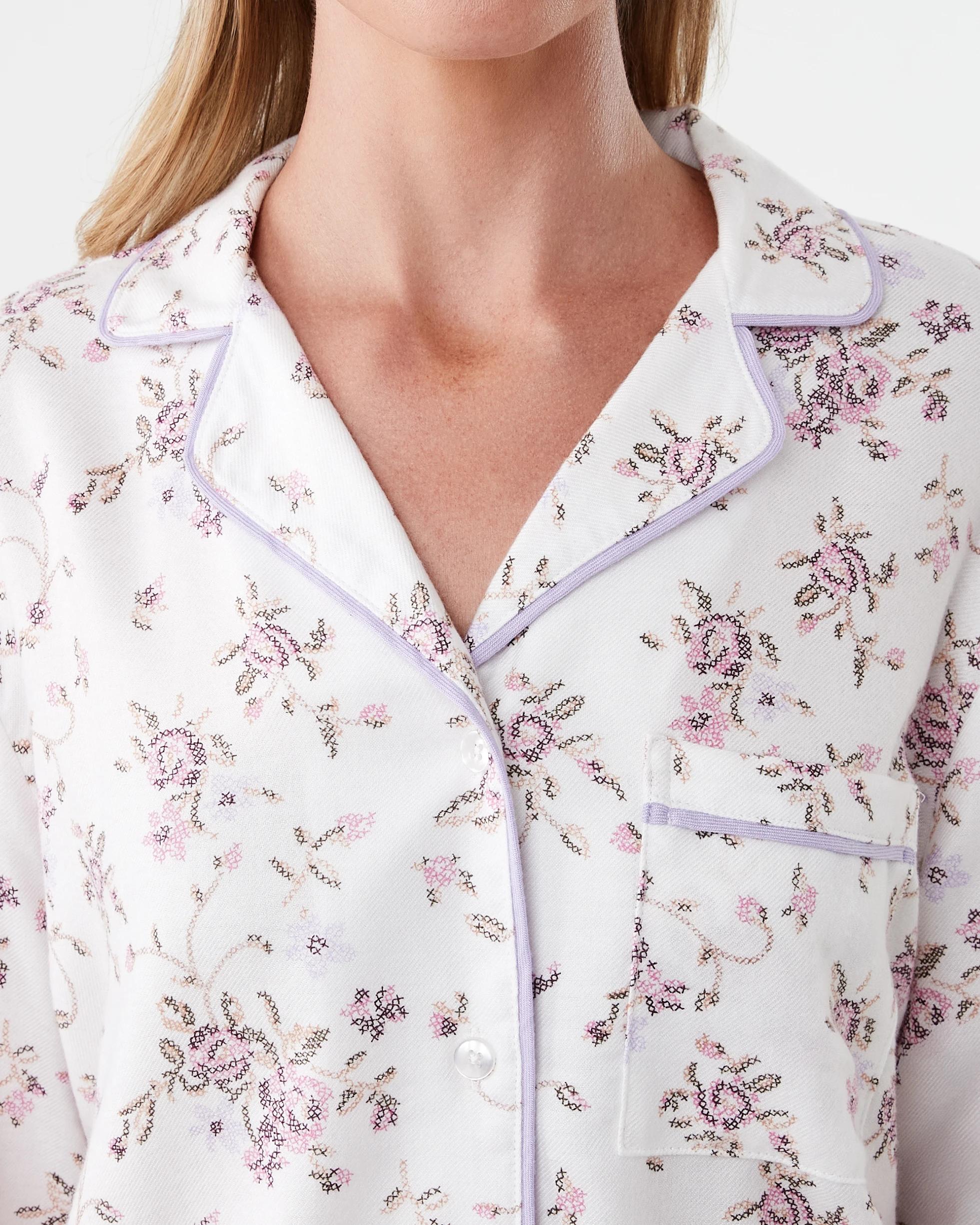 5 Classic Flannel Pyjama Set Stitch Frl, 5 of 8